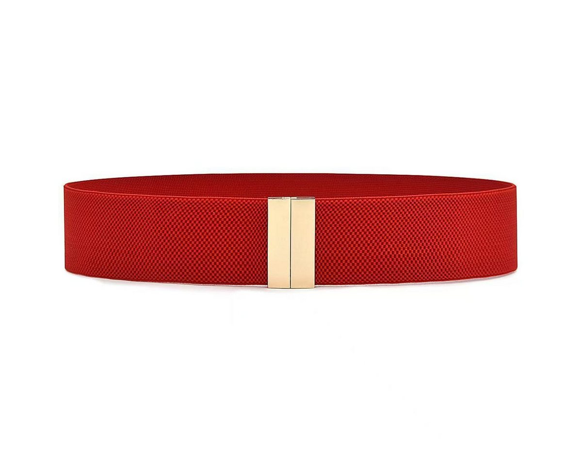 Bwecuy Taillengürtel Breite Elastische Taillengürtel für Frauen Retro Stretchgürtel Taillenbund, dekorativer Gürtel für Kleider, Hemden, Hosen