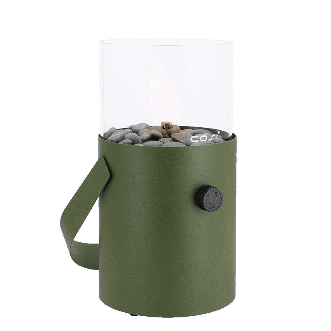COSI Tischfeuer Cosifire Tischfeuer COSISCOOP Original moss green, Ø 16x30cm