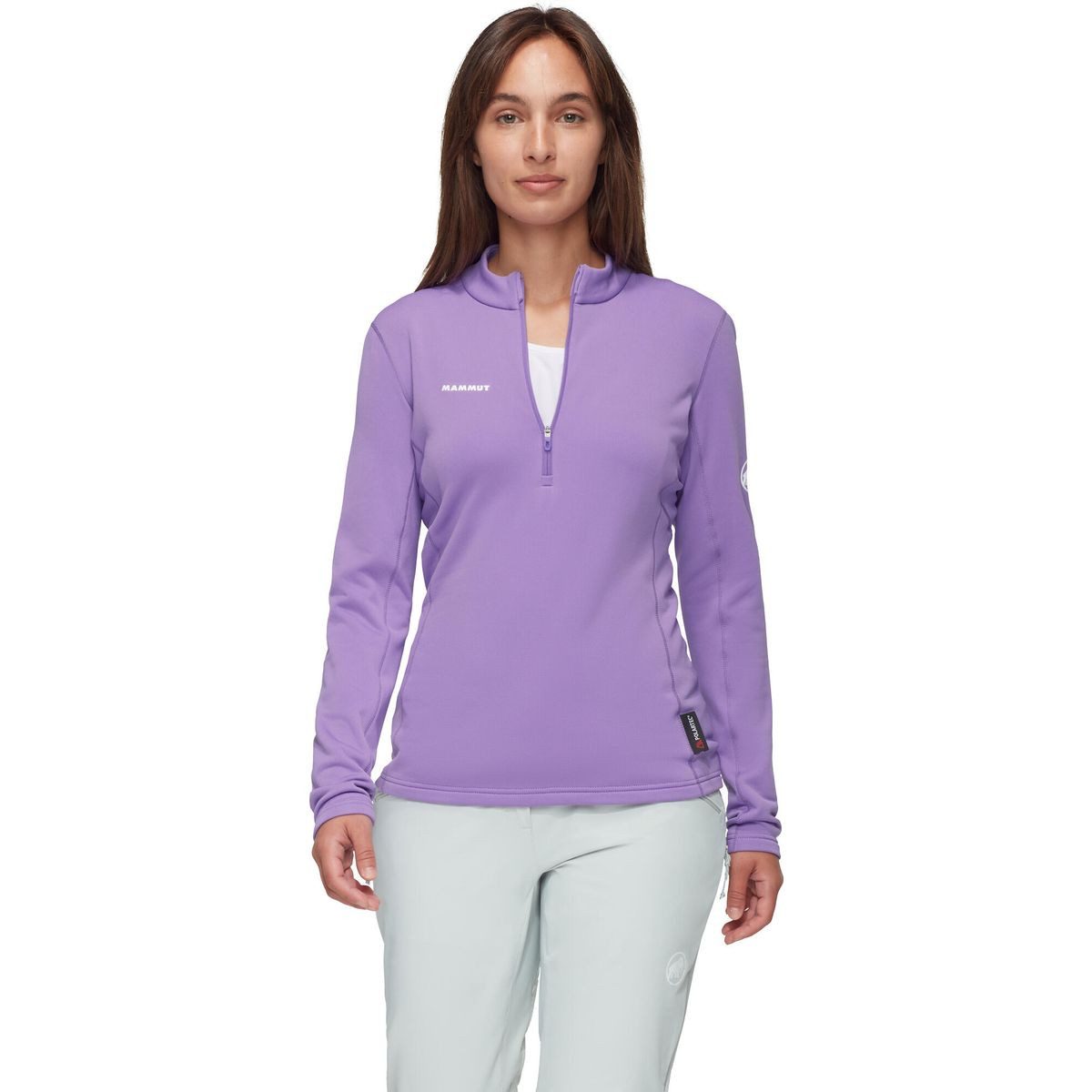 Mammut Fleecejacke Aenergy ML Half Zip Pull Women Vielseitiger Midlayer für Outdoor-Abenteuer mit exzellentem