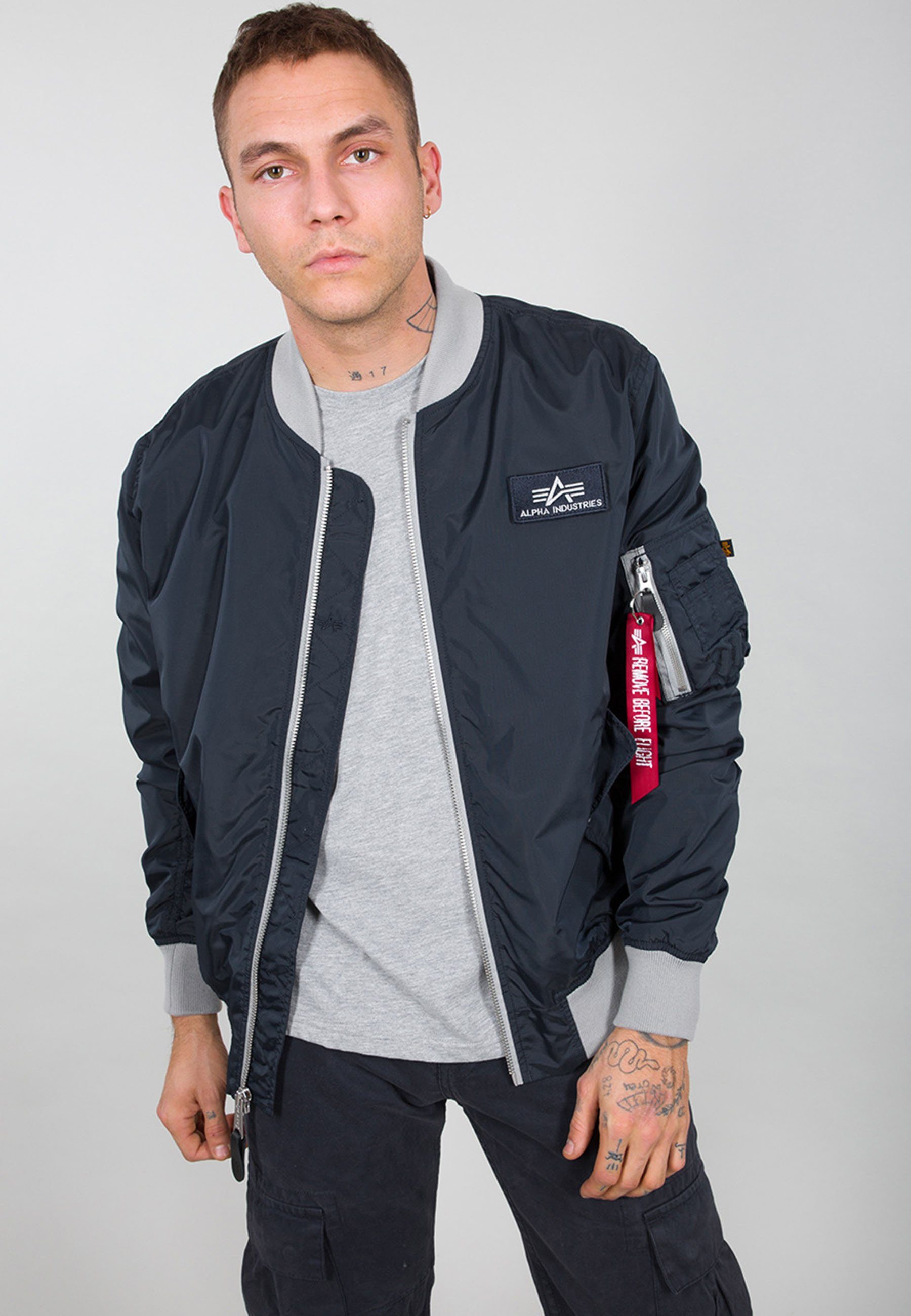 Alpha Industries rep.blue Jackets Bomber Flight Alpha MA-1 Industries TTC - Bomberjacke & Men