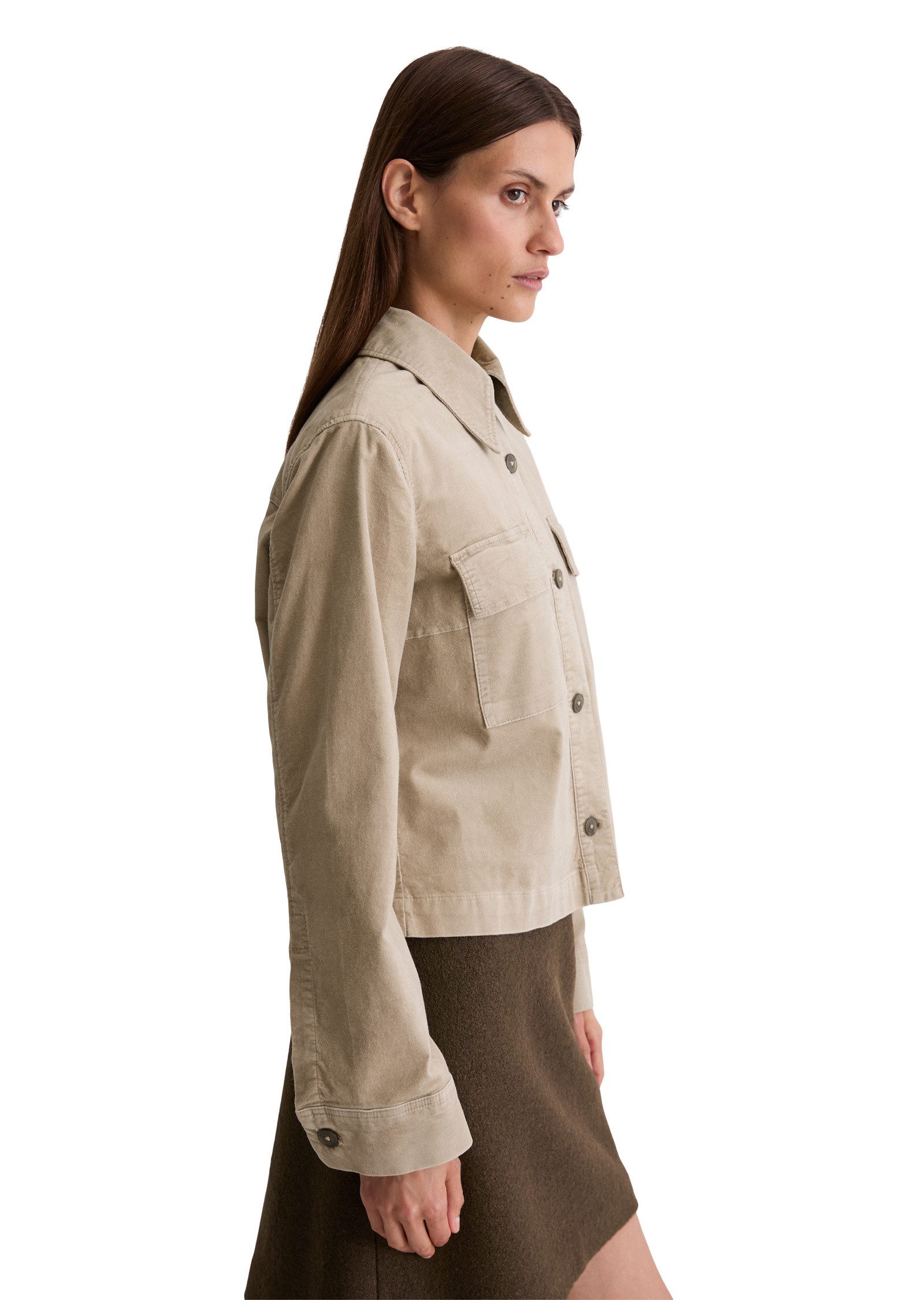 Marc O'Polo Kurzjacke aus Organic-Cotton-Viskose-Stretch