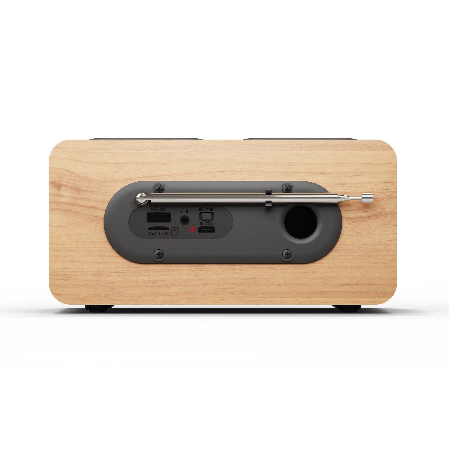 Blaupunkt Tragbares Radio FM-Tuner DAB+ Bluetooth USB LCD Radio (DAB+-Radio, 2 W, USB- und microSD-Player, LCD-Display, Uhr und Weckfunktion)
