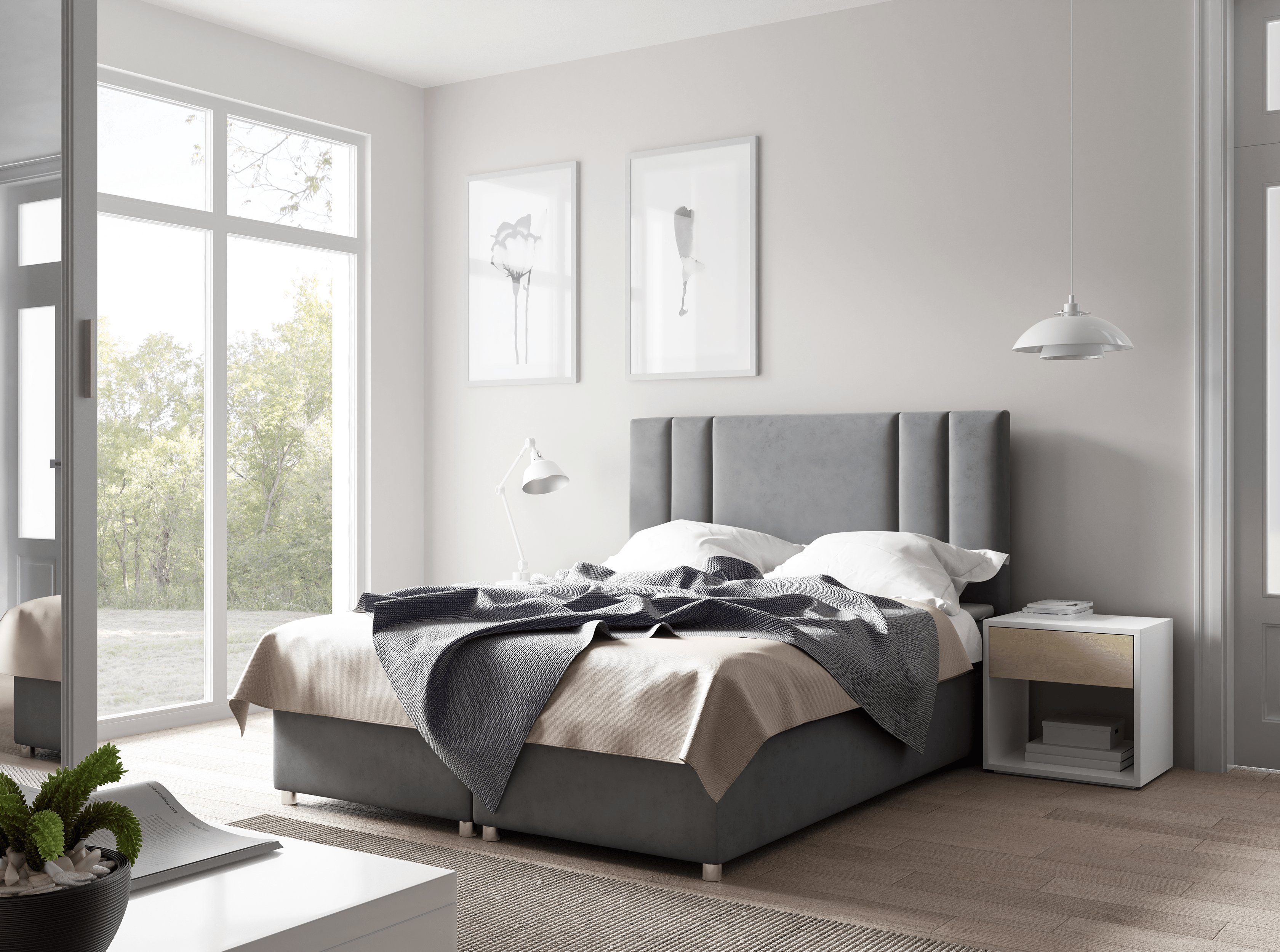 Home Topper K8, Best mit Rosa for und Bettkasten Trinity Boxspringbett