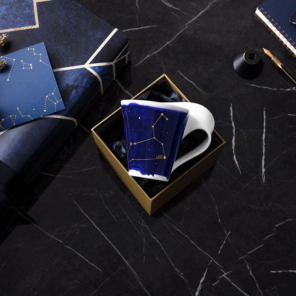 Villeroy & Boch Tasse NewWave Stars Be.m.Hkl. 0,3l, 1-tlg., Porzellan, Premium Porcelain, spülmaschinenfest, Made in Germany