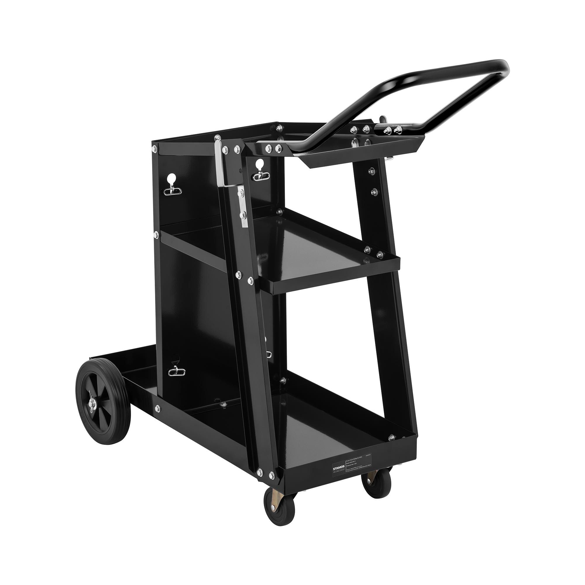 Werkzeugtrolley Schweißwagen 3 Etagen Werkstattwagen Schweißgerätewagen Schweißmobil