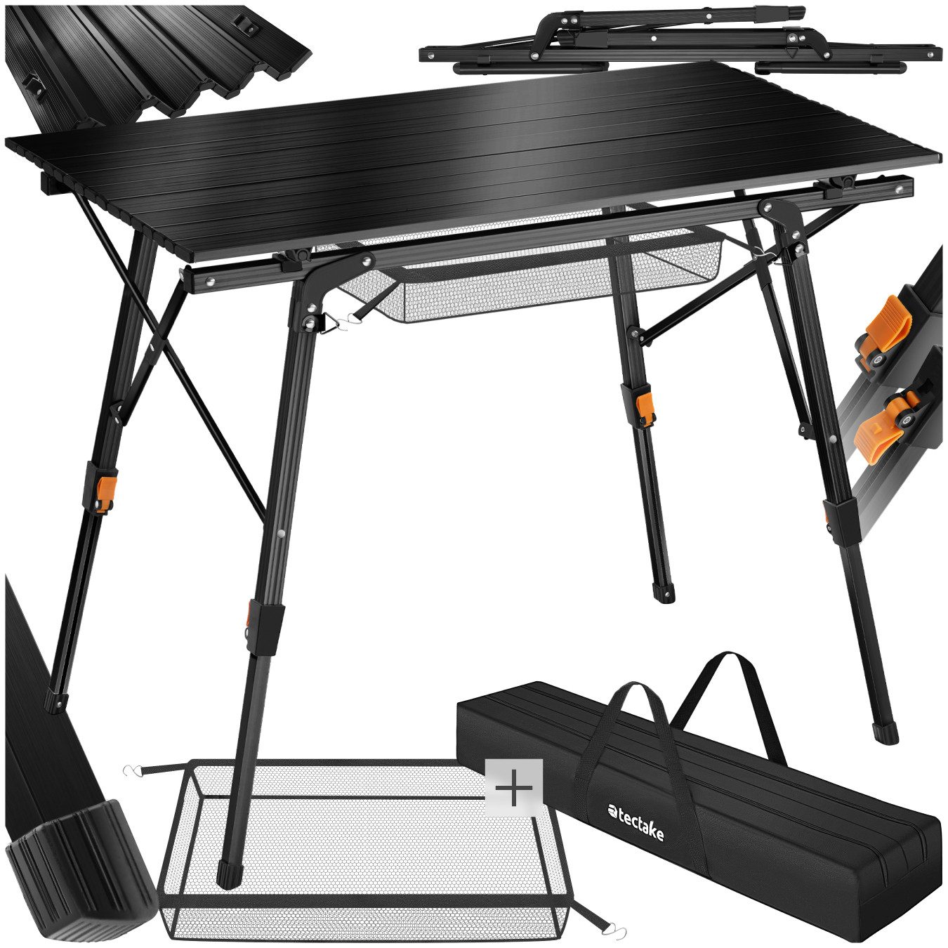 tectake Campingtisch Tina (1-St., 1 tlg), Stabiler Campingtisch mit praktis günstig online kaufen