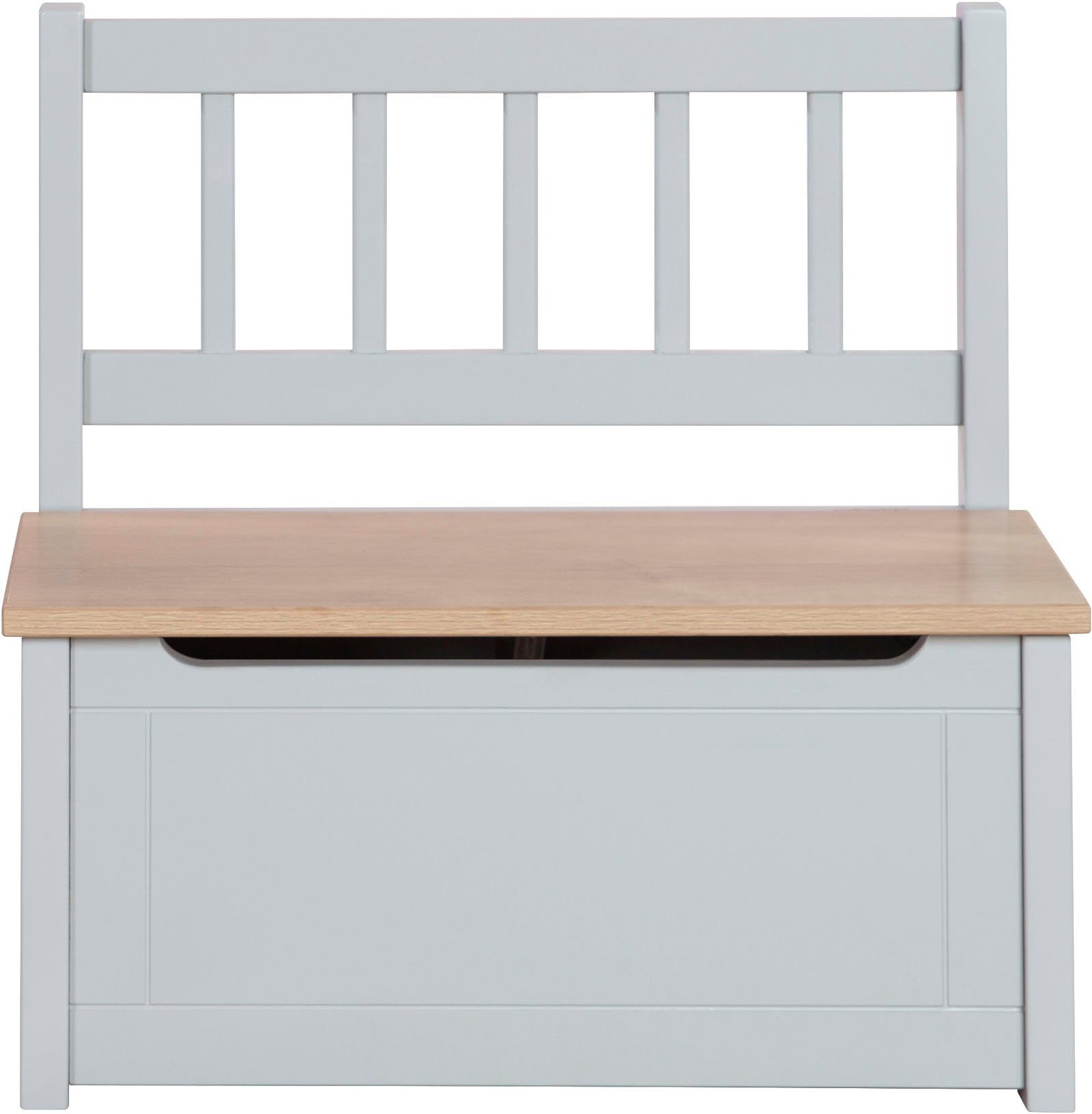 roba® Truhenbank Woody, natur & taupe, aufklappbar