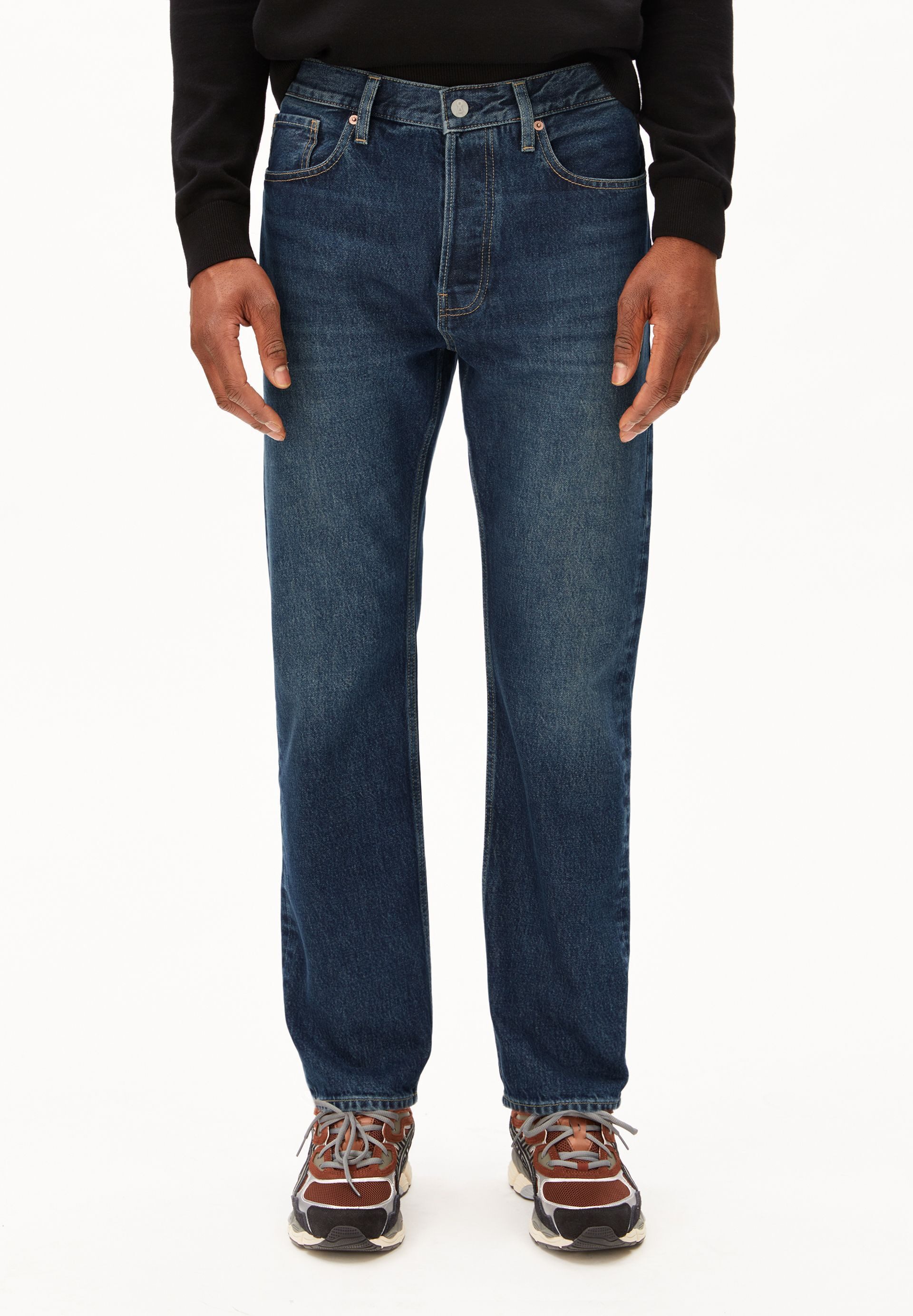 Armedangels Straight-Jeans MAADOX Jeans aus 100% Bio-Baumwolle (Non-Stretch, Regular Fit) Mid waist