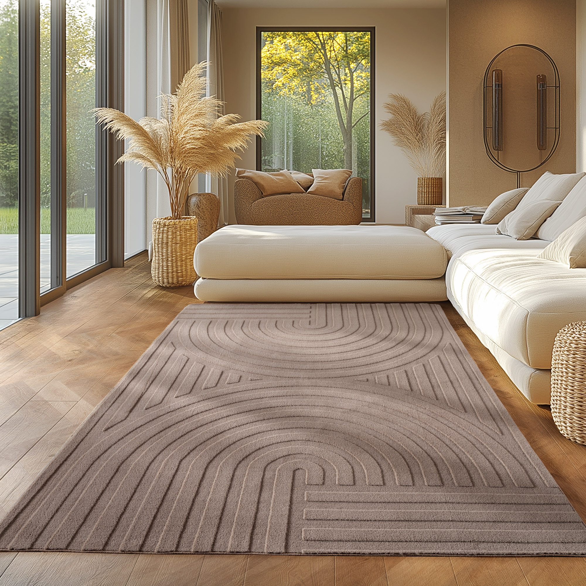 SIMPEX24 Designteppich Unicolor - Einfarbig, Rechteckig, günstig online kaufen