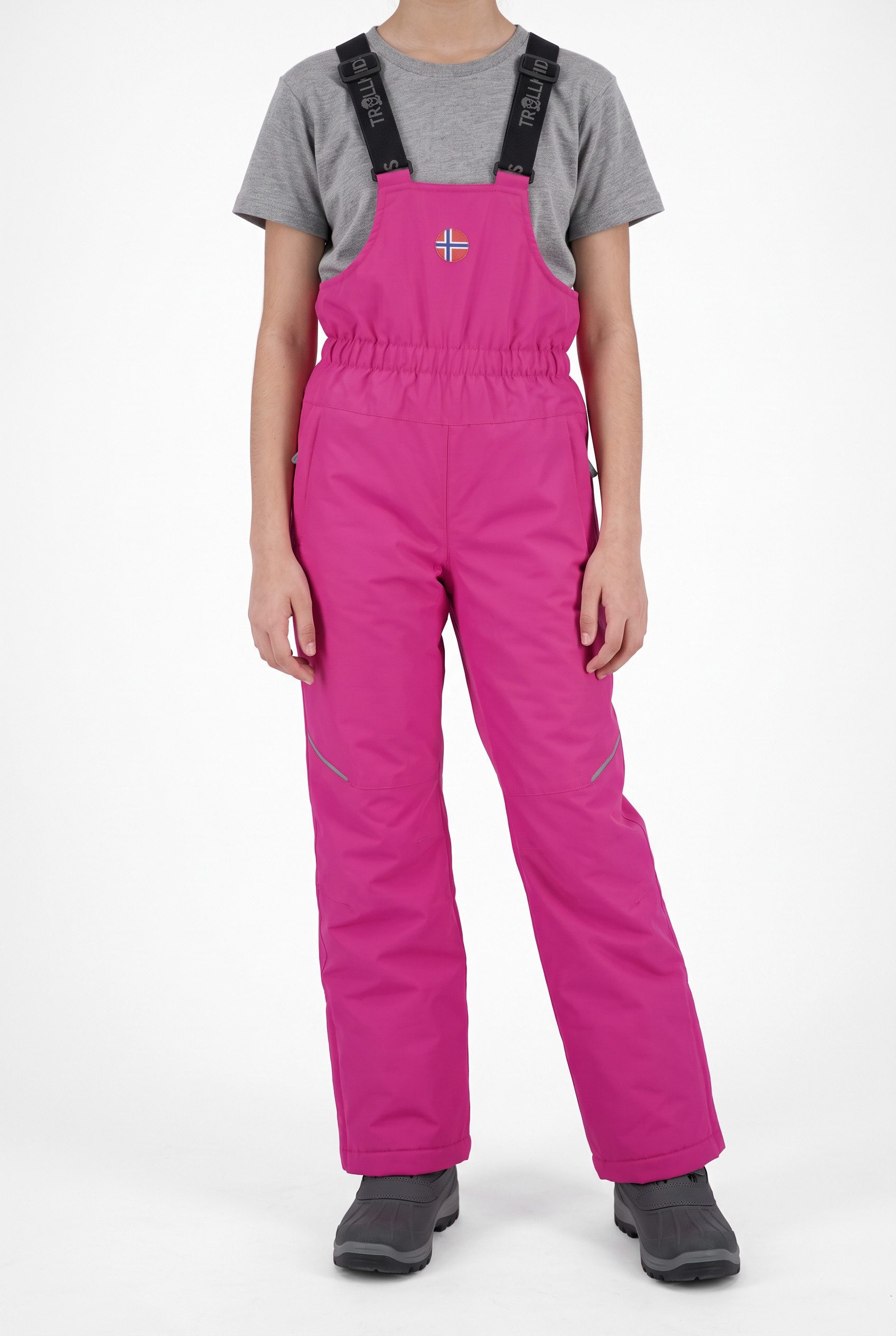 TROLLKIDS Schneelatzhose KIDS NORDKAPP PANTS für Kinder, sportlicher Stil, aus Polyester, pflegeleicht