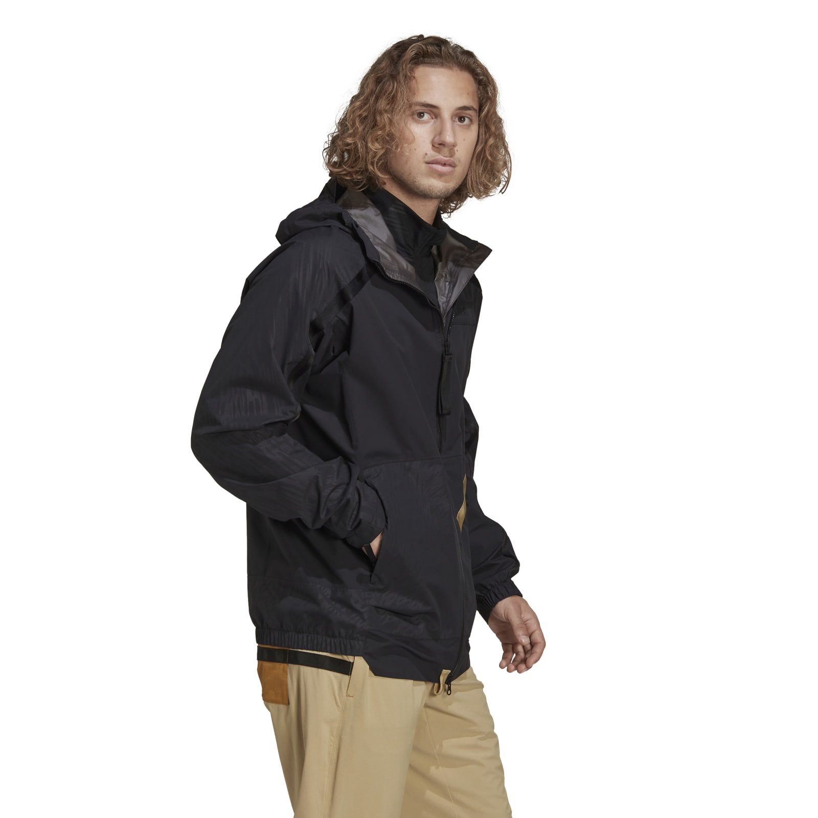 adidas Performance Regenjacke Terrex Utilitas (atmungsaktiv, wasserdicht, 2,5-Lagen) schwarz Herren – Bild 5 von 5