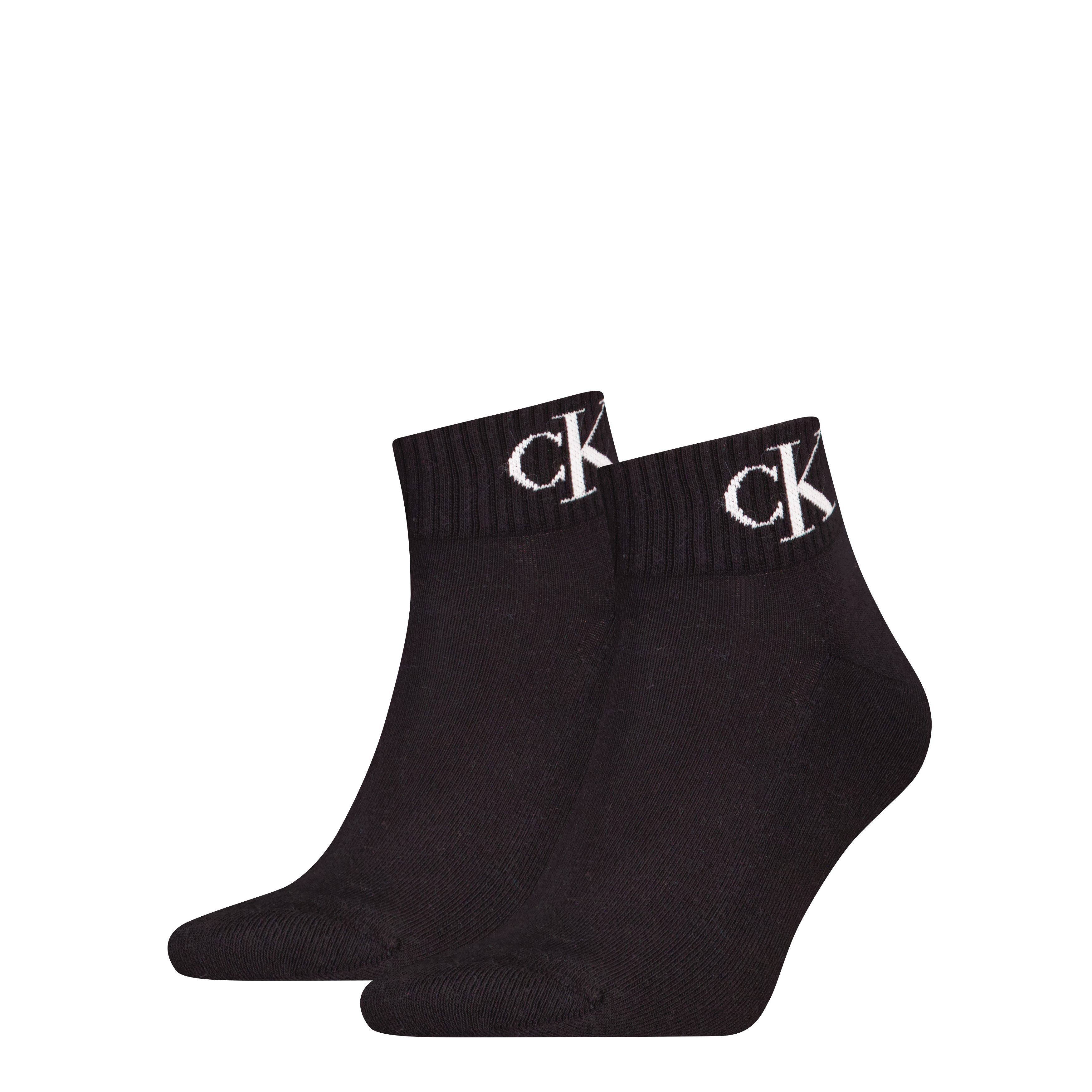 Calvin Klein Jeans Kurzsocken "CKJ MEN QUARTER 2P MONOGRAM", (2 Paar, 2 Paa günstig online kaufen