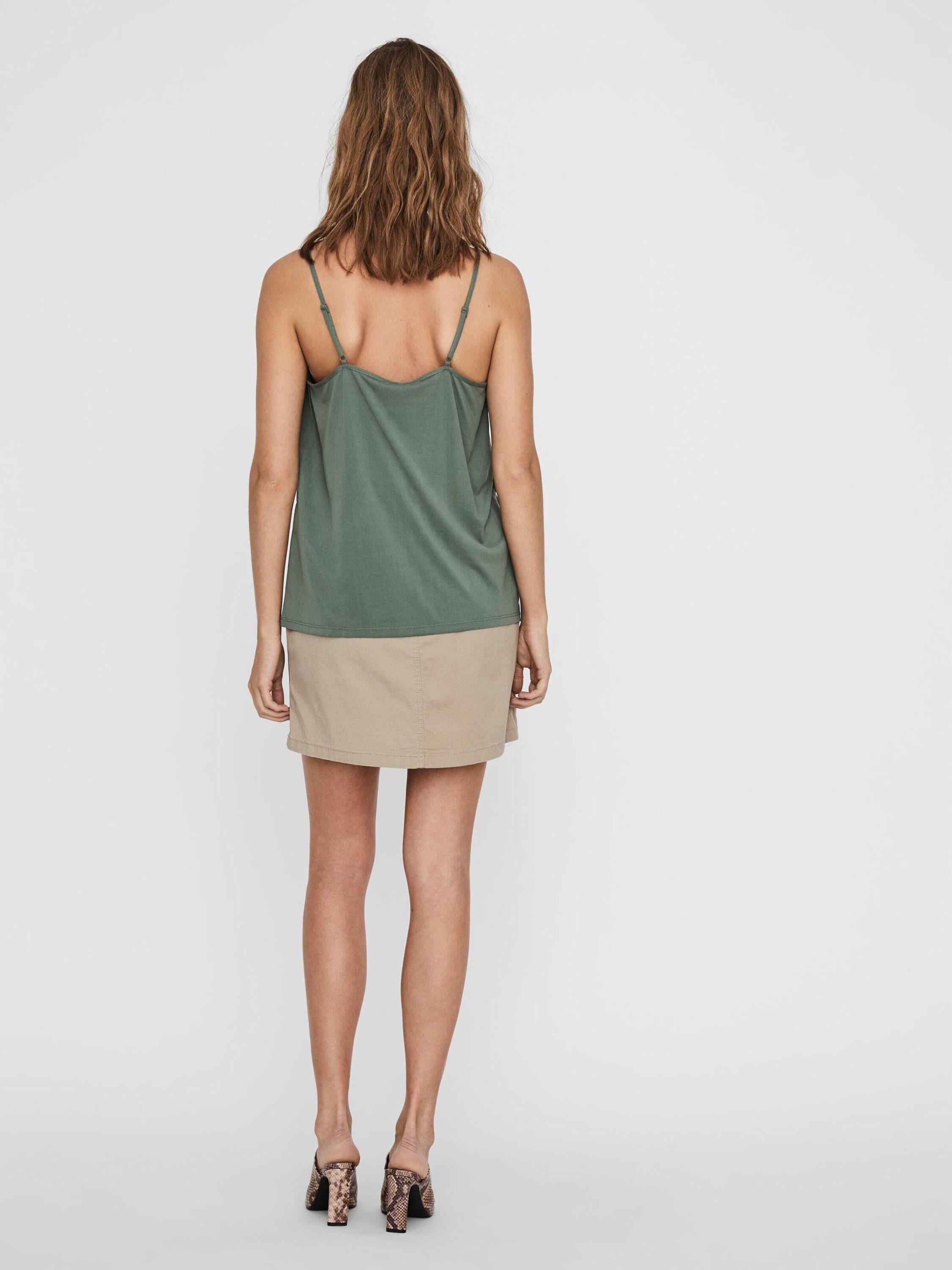 Vero Moda Shirttop VMFilli (1-tlg) Drapiert/gerafft