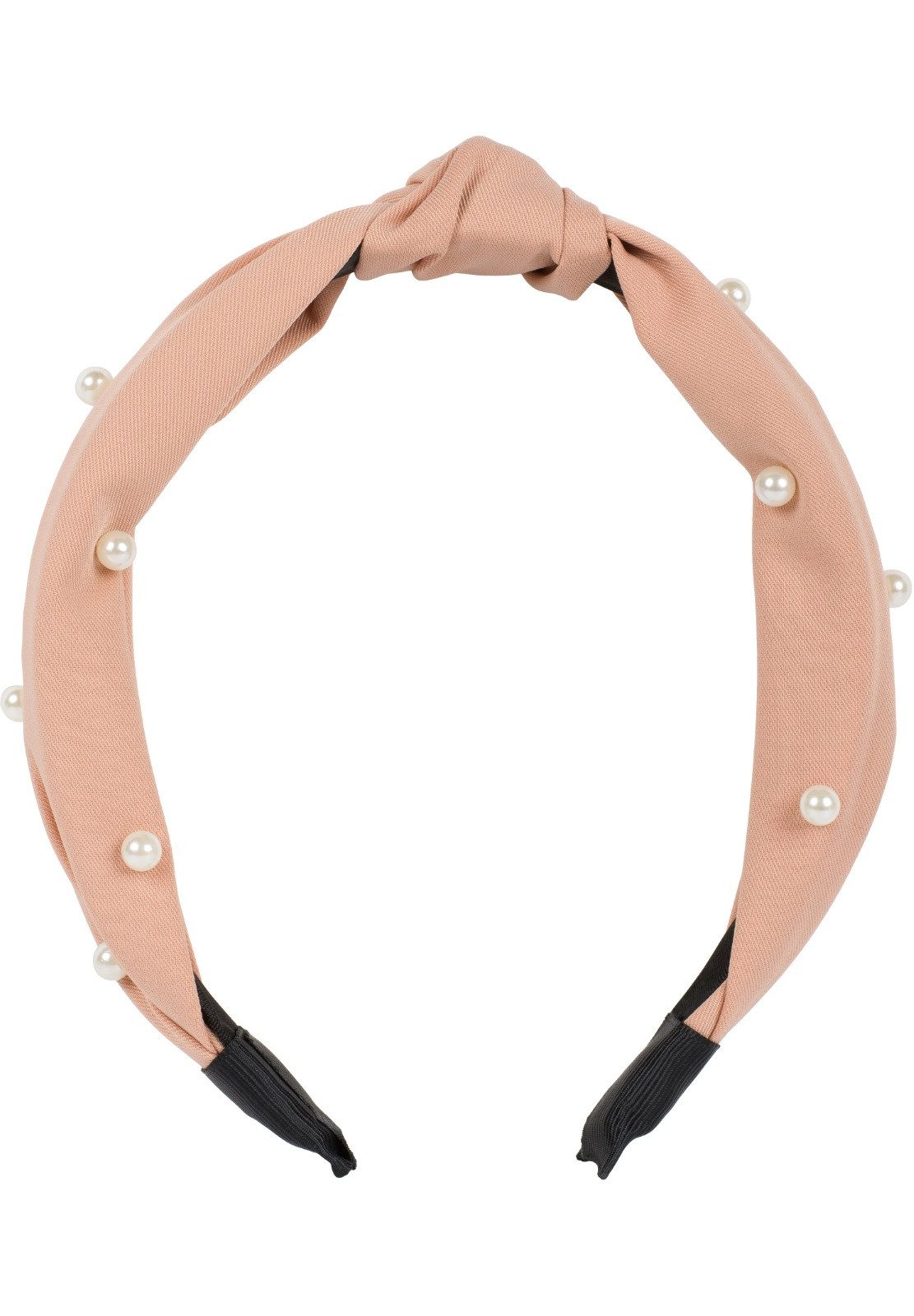 styleBREAKER Haarband, 1-tlg., Stoff Haarreif mit Perlen