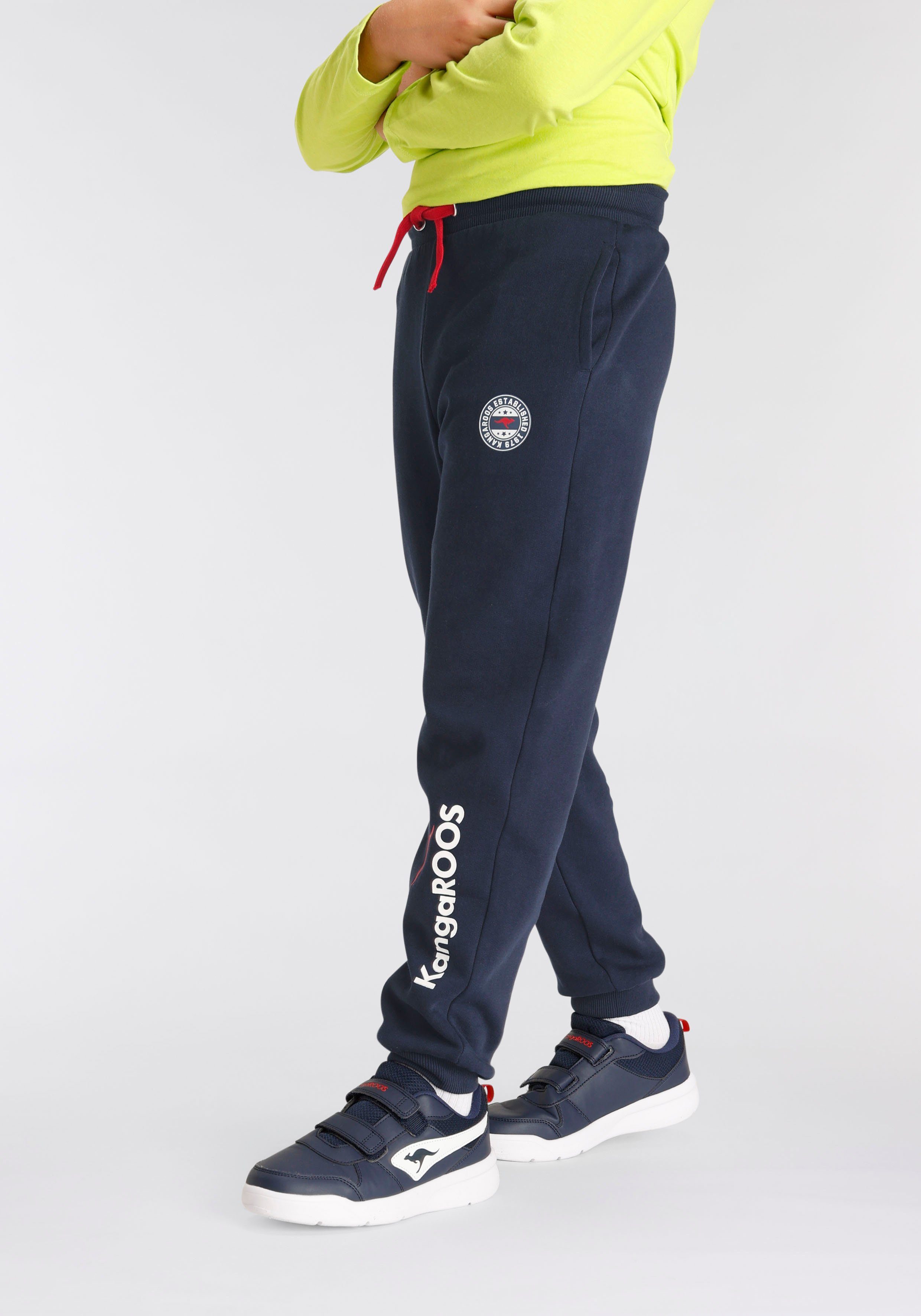 KangaROOS Sweathose Jogginghose für Jungen Logo-Drucken