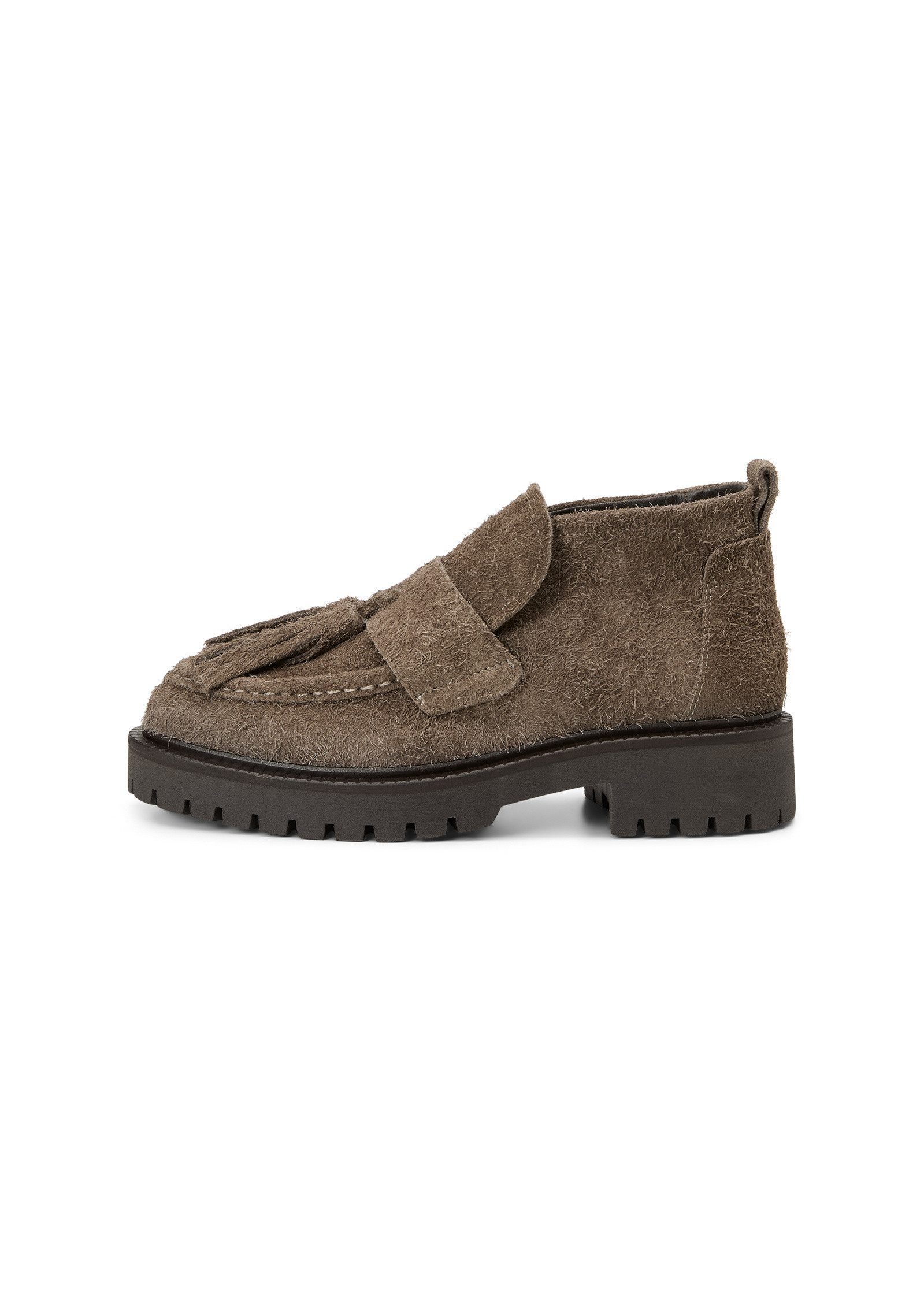Marc O'Polo aus geöltem Veloursleder Stiefelette