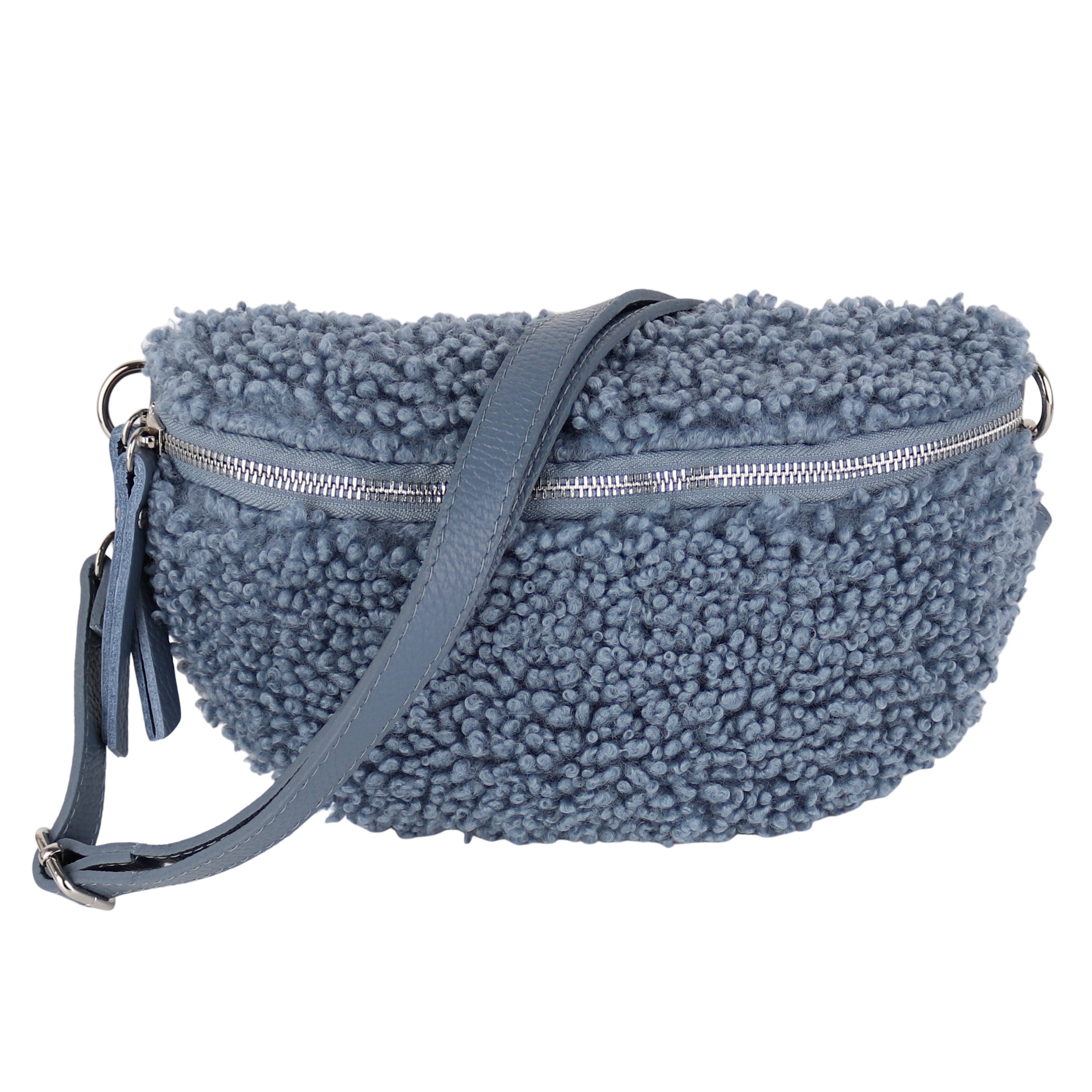 MIRROSI Bauchtasche Damen Brusttasche Plüsch, Teddyfell, günstig online kaufen