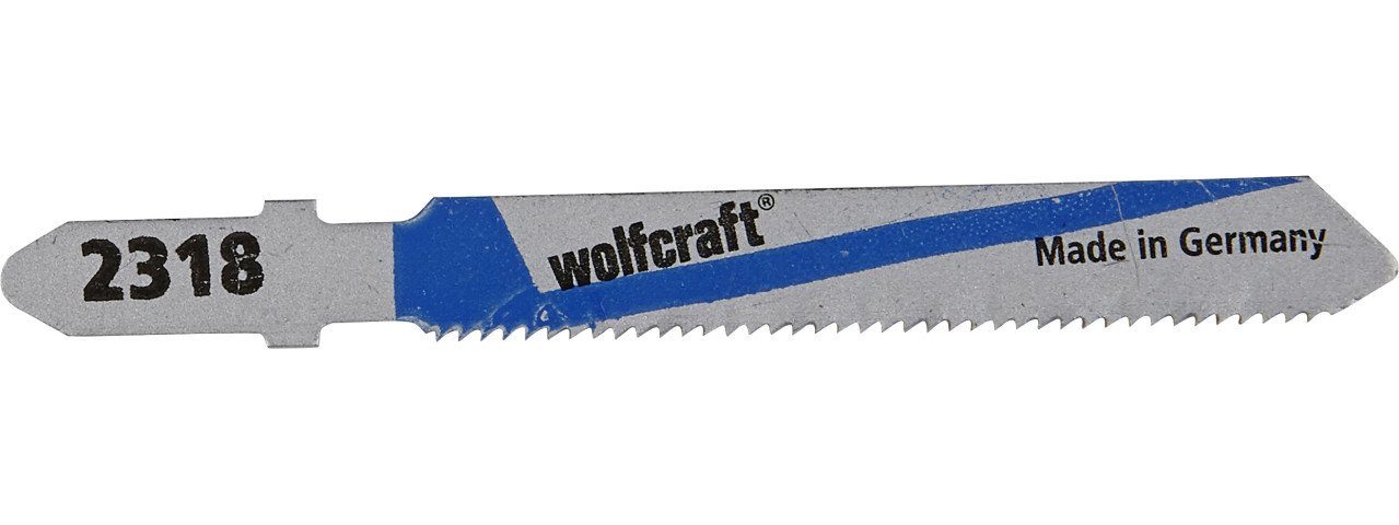 Wolfcraft Stichsägeblatt Wolfcraft Stichsägeblätter 2318000 75 mm T-Schaft | Stichsägeblätter