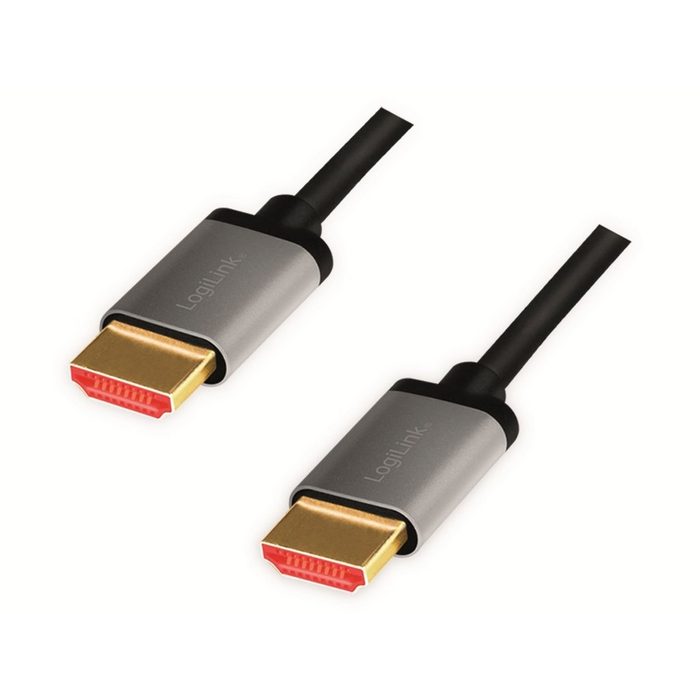 LogiLink LogiLink HDMI-Kabel CHA0105 Stecker/Stecker Alu Telefonkabel