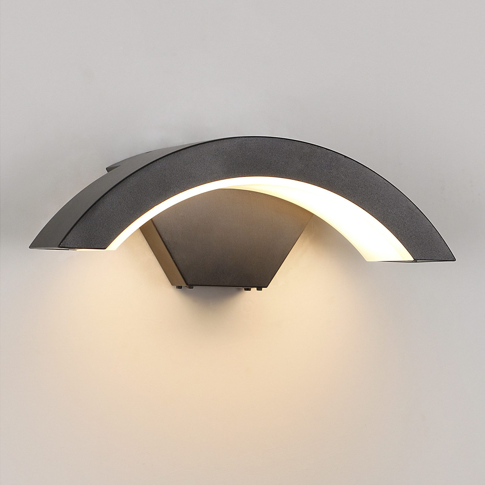Goeco Wandleuchte U-förmige Außenwandleuchte, 24W Energiesparlampe, günstig online kaufen