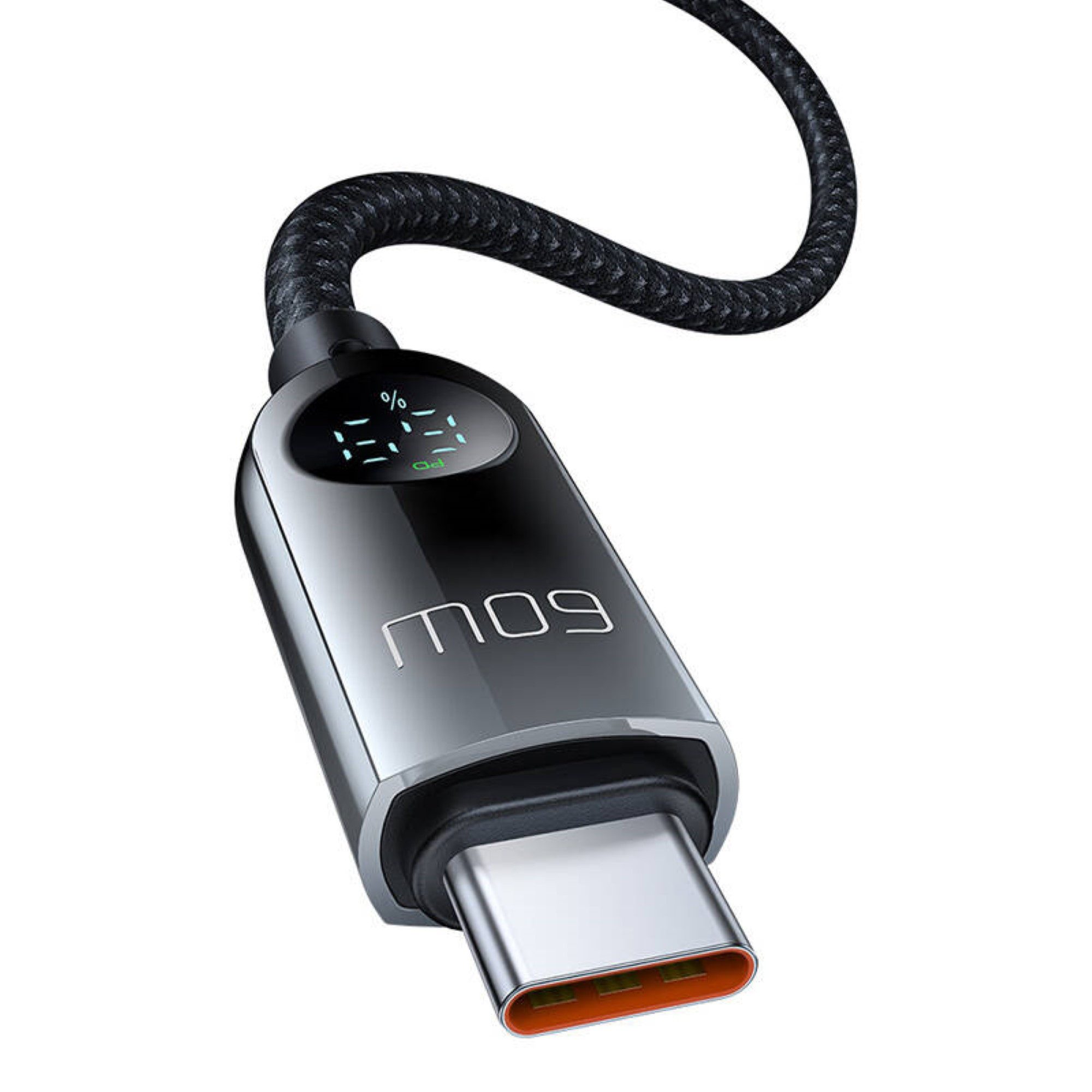 mcdodo USB-C auf USB-C 60W Datenkabel 1,2m in Schwarz Schnellladegerät Smartphone-Kabel