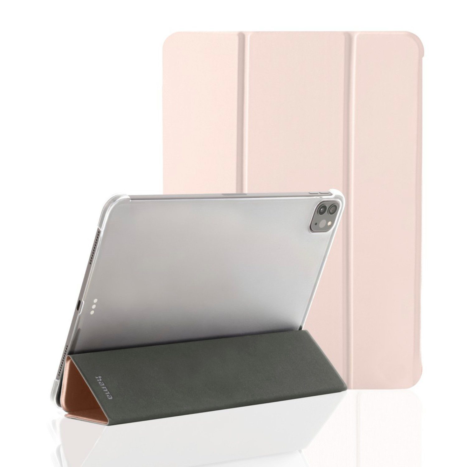 Hama Tablet-Hülle Hama Fold Clear Smart Book Case Tasche Cover Rosa 13 Zoll, Ständer Schutz-Hülle Magnet für Apple iPad Pro13 M5 2025 / M4 2024 13" – Bild 3 von 5