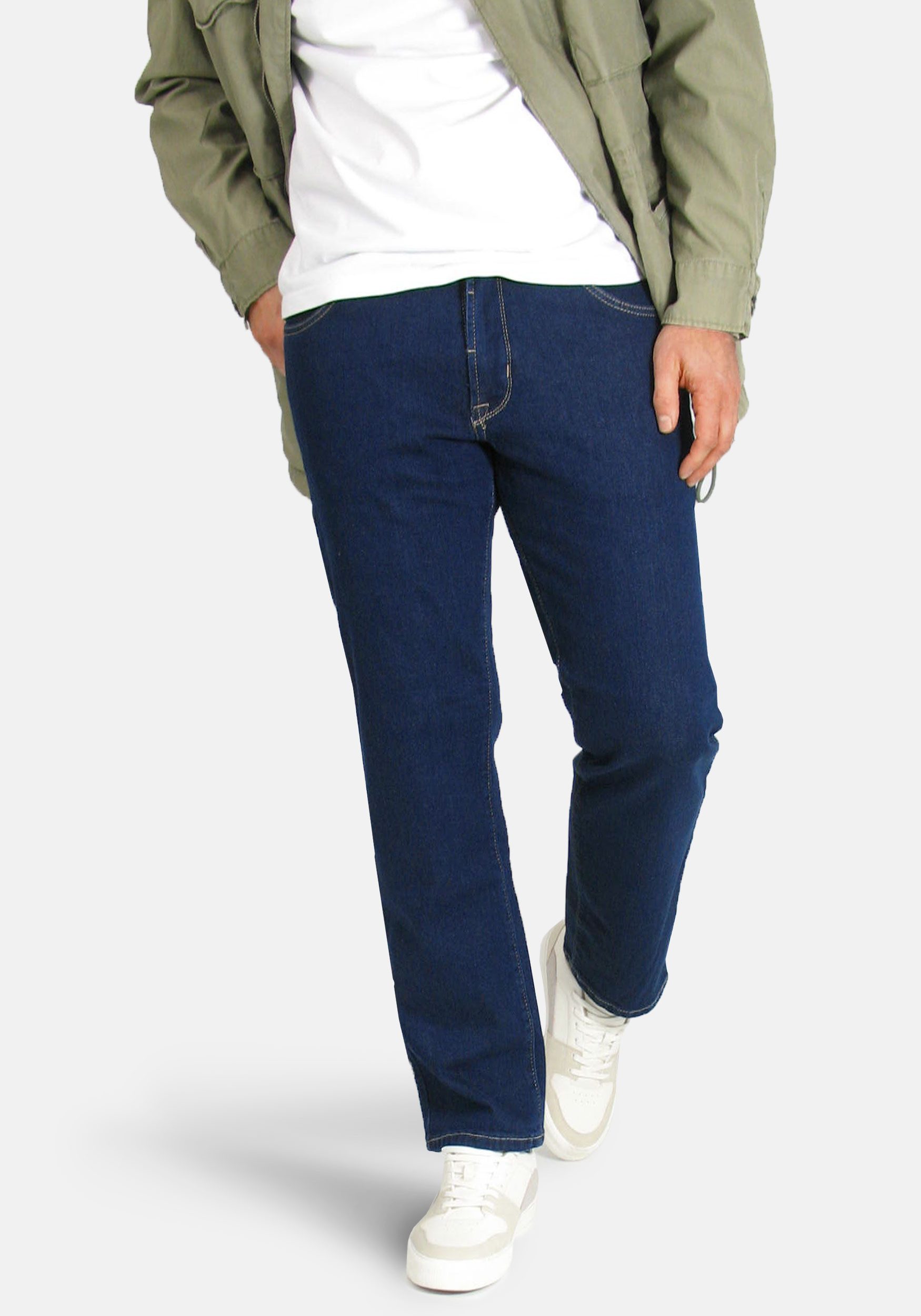 Pierre Cardin 5-Pocket-Jeans DIJON - Denim Klassiker mit bequemer Beinweite