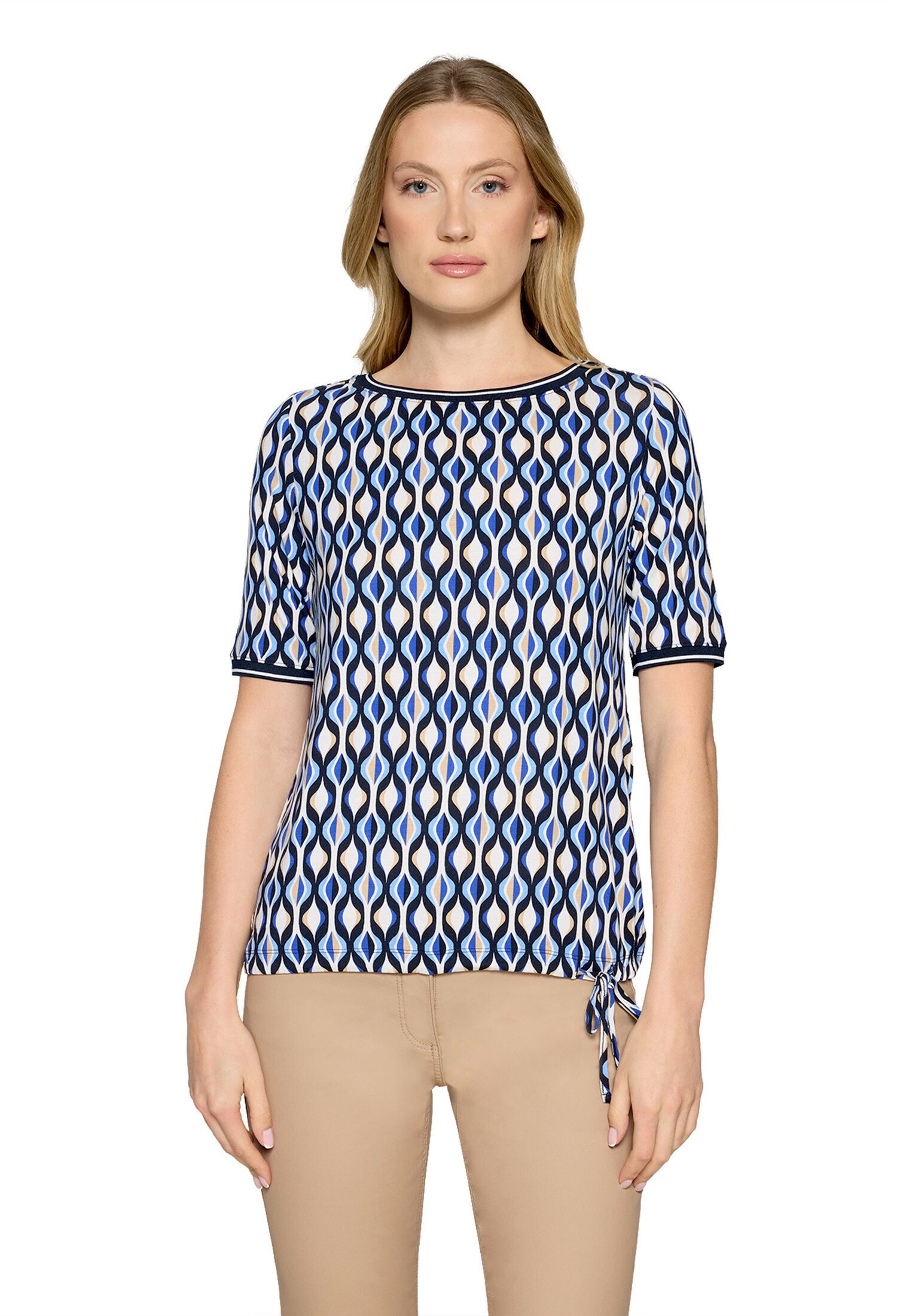 Betty Barclay Kurzarmshirt Damen mit Tunnelzug (1-tlg)
