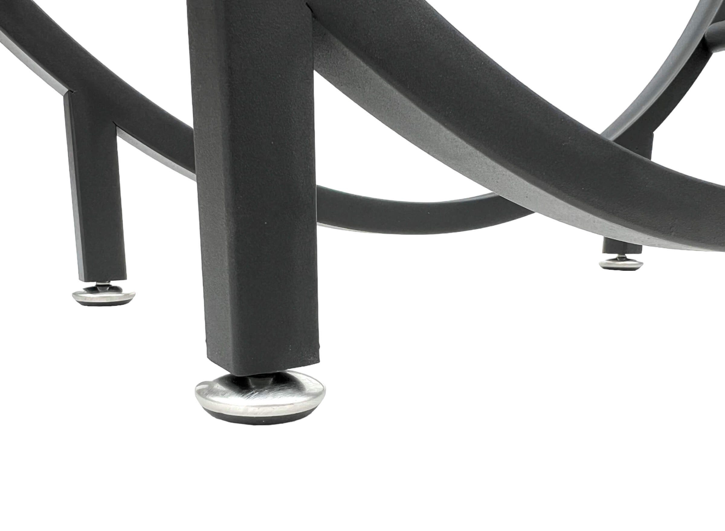 DanDiBo Kaminholzregal Metall Schwarz Rund 60 cm Kaminholzständer Kaminholz, Freistehendes Kaminholzregal – Bild 4 von 5