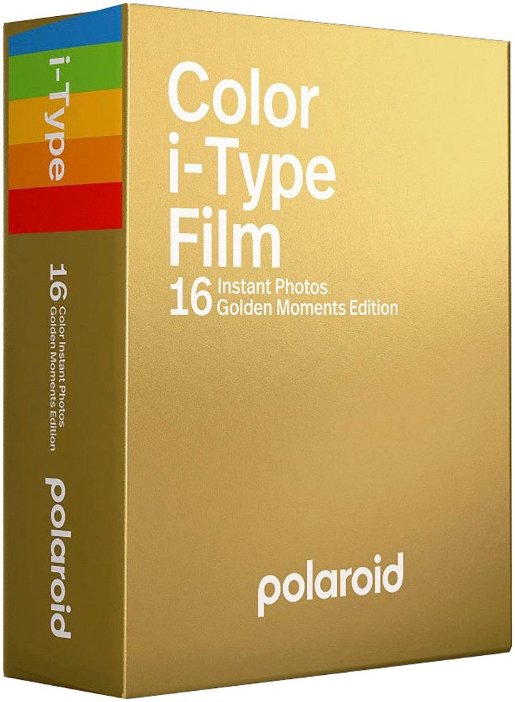 Polaroid Sofortbildfilm i-Type Color Film GoldenMoments 2x8 Pack, 16