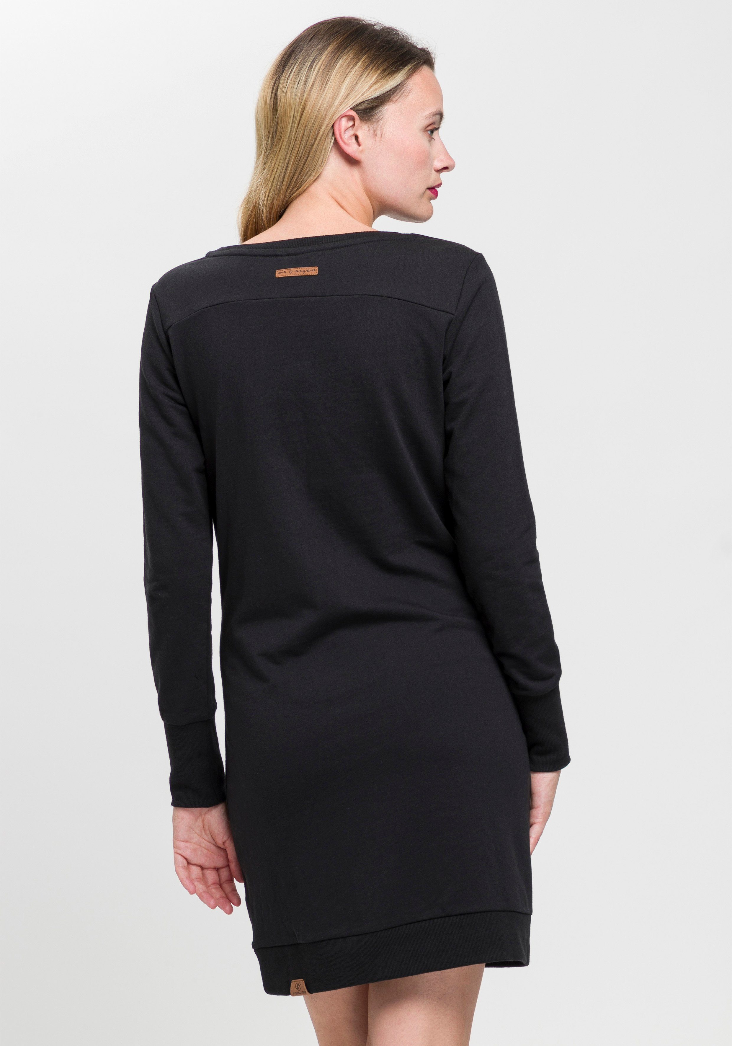 Ragwear Sweatkleid MENITA O mit veganer 3 Knopf-Applikation günstig online kaufen