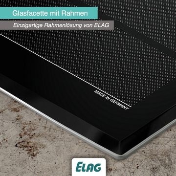ELAG Induktions-Kochfeld EX-500, Made in Germany, 4 große Kochzonen, FusionTechnology, Facettenschliff