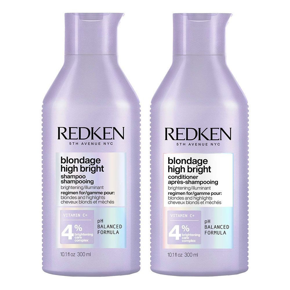 Redken Haarpflege-Set REDKEN Blondage High Bright Shampoo+Conditioner Set Blondes Haar, 2-tlg.