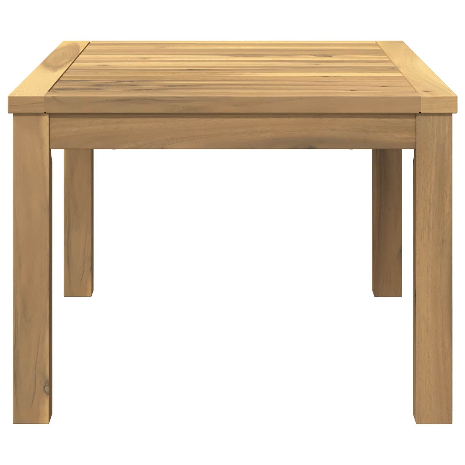 vidaXL Couchtisch Couchtisch Weiß 50 x 68,5 x 36 cm Massivholz (1-St) – Bild 5 von 5