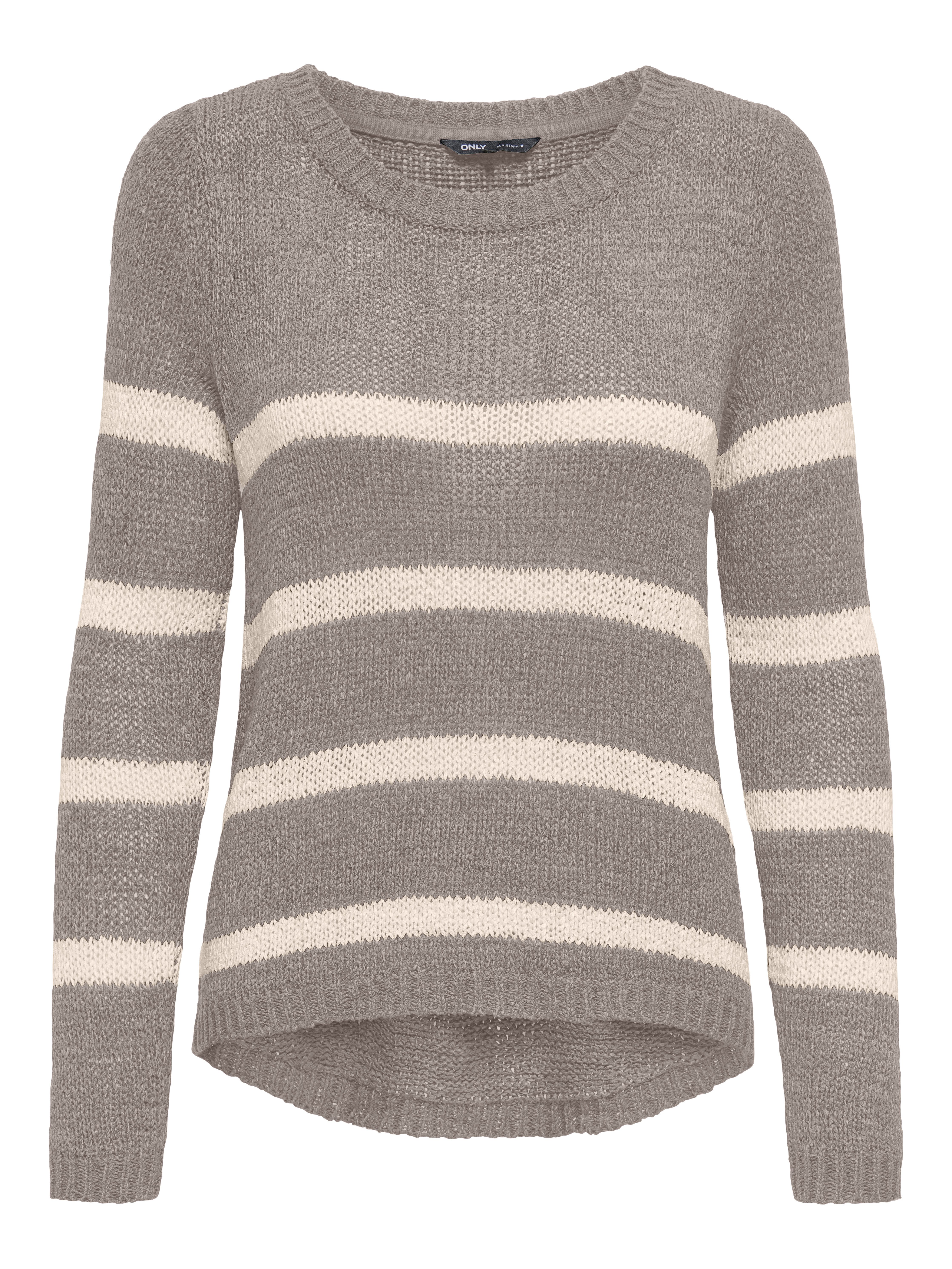 ONLY Strickpullover ONLGEENA XO L/S PULLOVER KNT NOOS mit Rundhalsausschnit günstig online kaufen