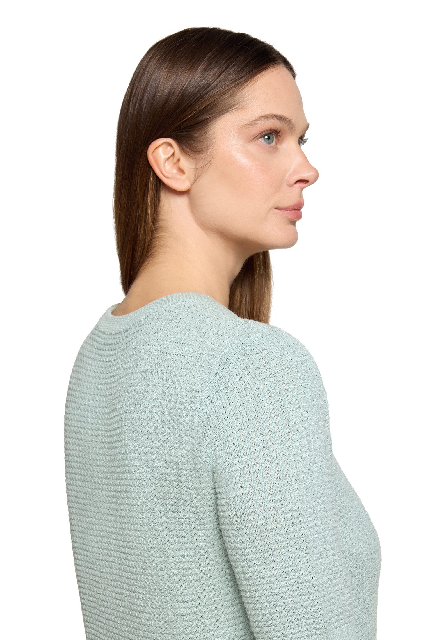 Betty Barclay Kurzarmshirt Strick, Damen mit Struktur (1-tlg)
