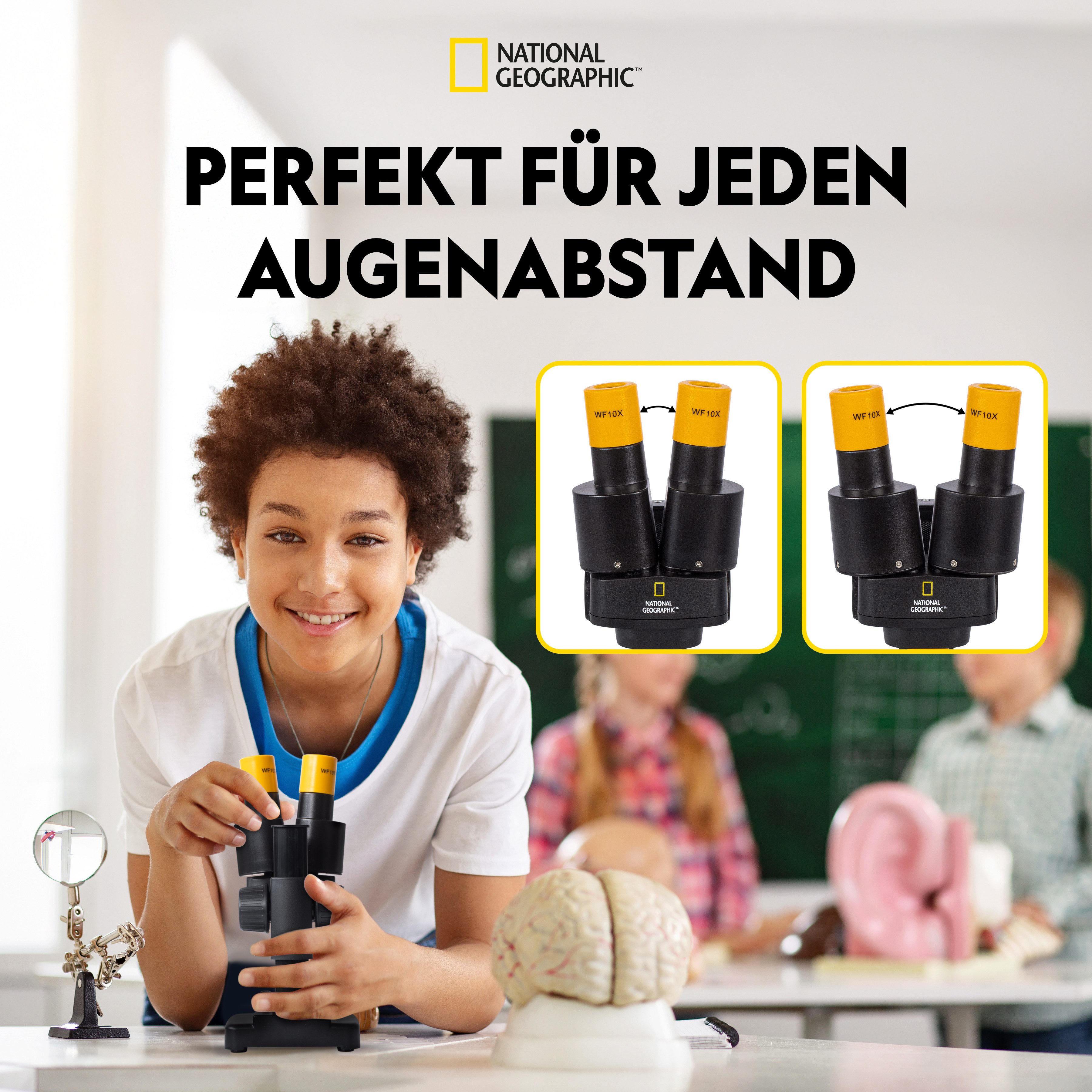 NATIONAL GEOGRAPHIC NATIONAL GEOGRAPHIC Binokulares Mikroskop Auf- und Durchlichtmikroskop