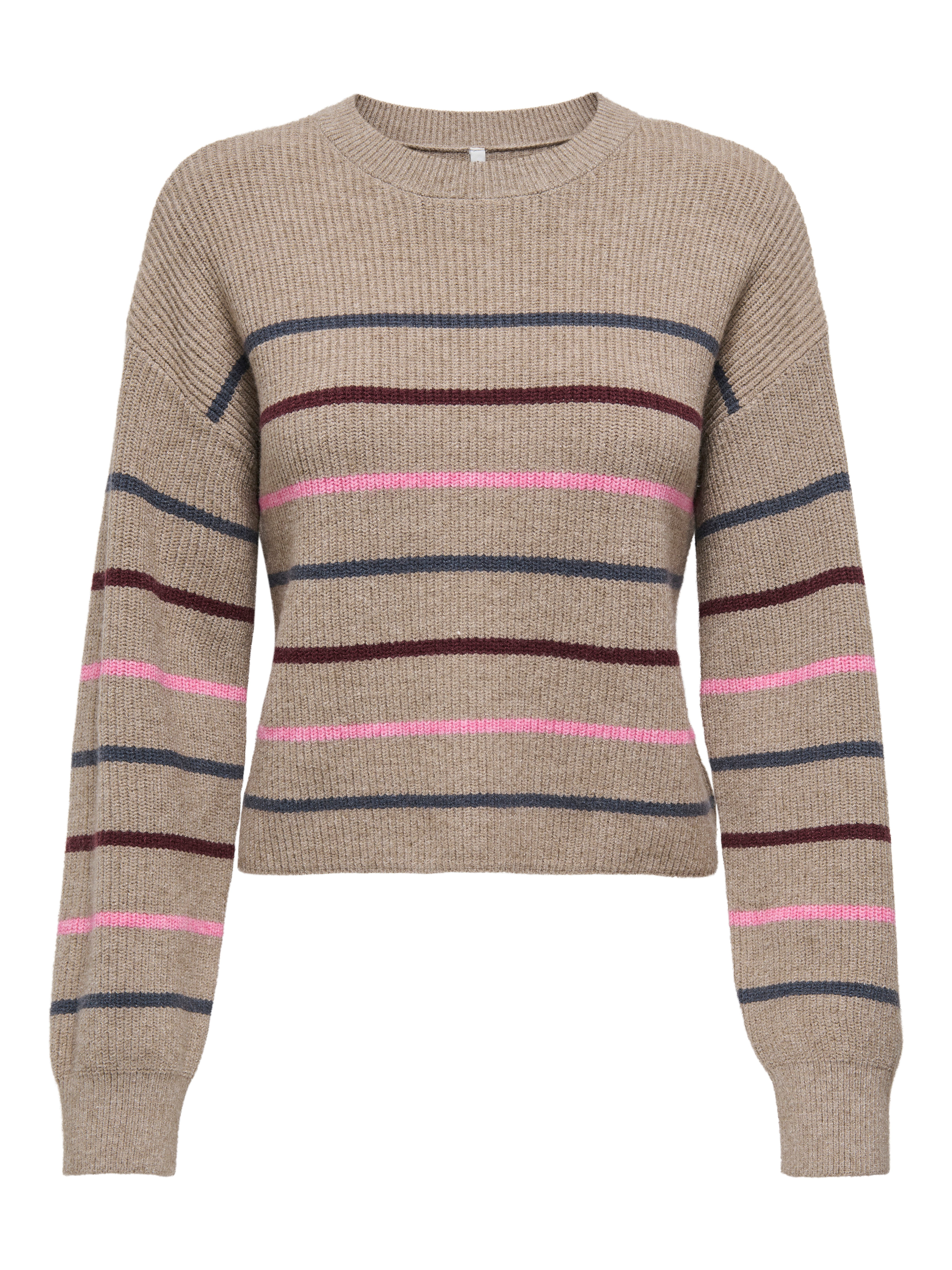 ONLY Strickpullover ONLIBI LS STRIPE O-NECK CC KNT günstig online kaufen