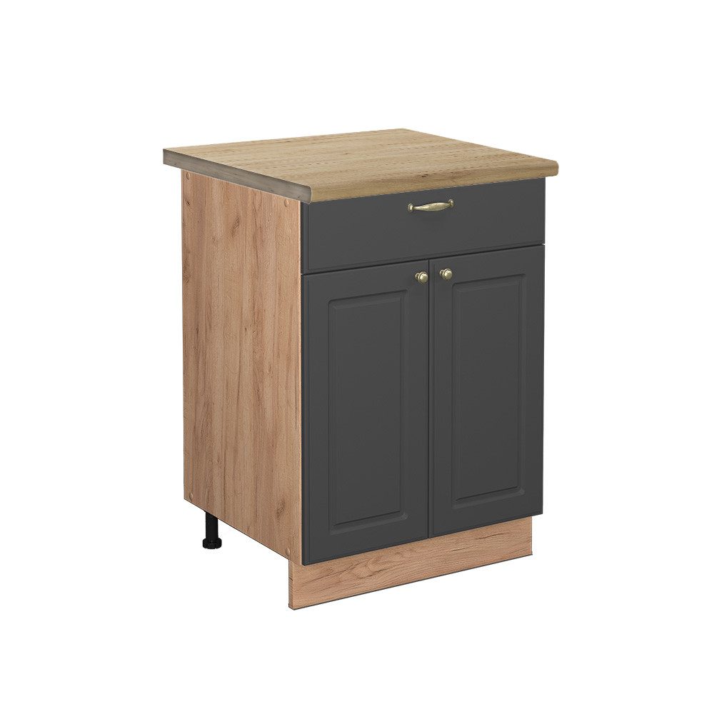 Vicco Unterschrank Fame-Line, Anthrazit-Gold/Goldkraft Eiche, 60 günstig online kaufen