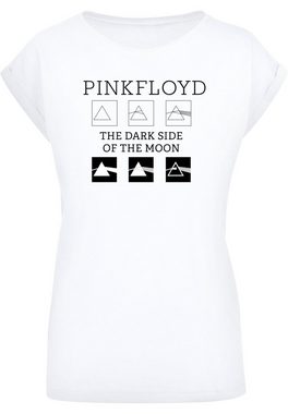 F4NT4STIC T-Shirt Pink Floyd Pyramids Minimalistic Prism Logo Dreieck Damen,Premium Merch,Regular-Fit,Kurze Ärmel,Bandshirt