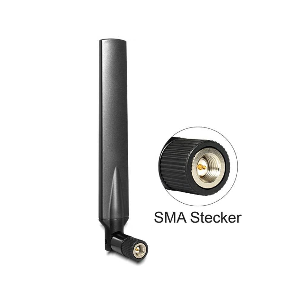 Delock LTE Antenne SMA Band mit 2.8 dBi Signalgewinn 88451 WLAN-Antenne