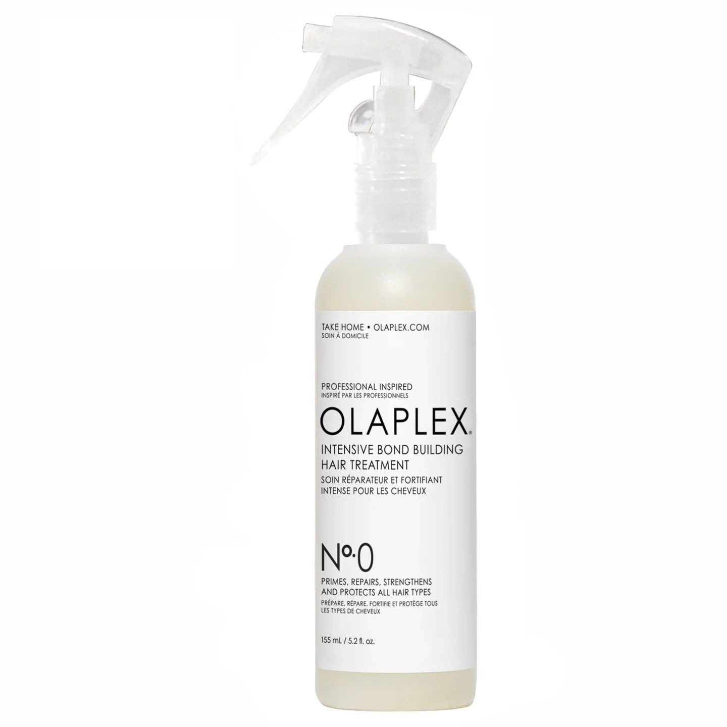 Olaplex Leave-in Pflege Olaplex No.0 Intensive Bond Building Treatment 155ml – Reparatur Prime, Packung, 1-tlg., Perfekt geeignet für geschädigtes Haar