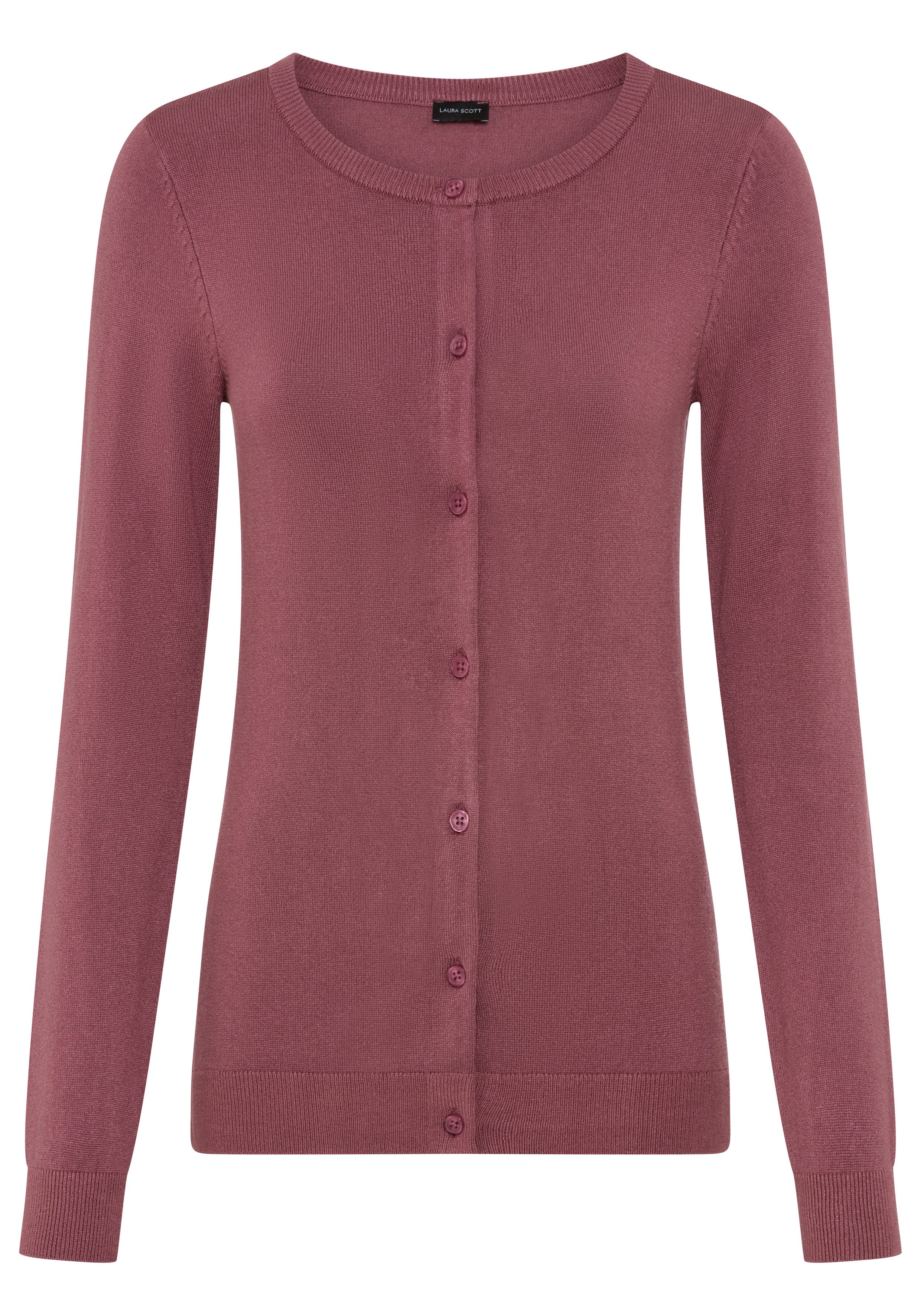 Laura Scott Strickjacke leichte Übergangsstrickjacke aus Feinstrick – Bild 5 von 5
