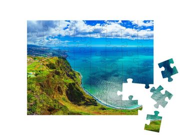 puzzleYOU Puzzle Höchster Punkt auf Madeira: Cabo Girao, Portugal, 48 Puzzleteile, puzzleYOU-Kollektionen Madeira