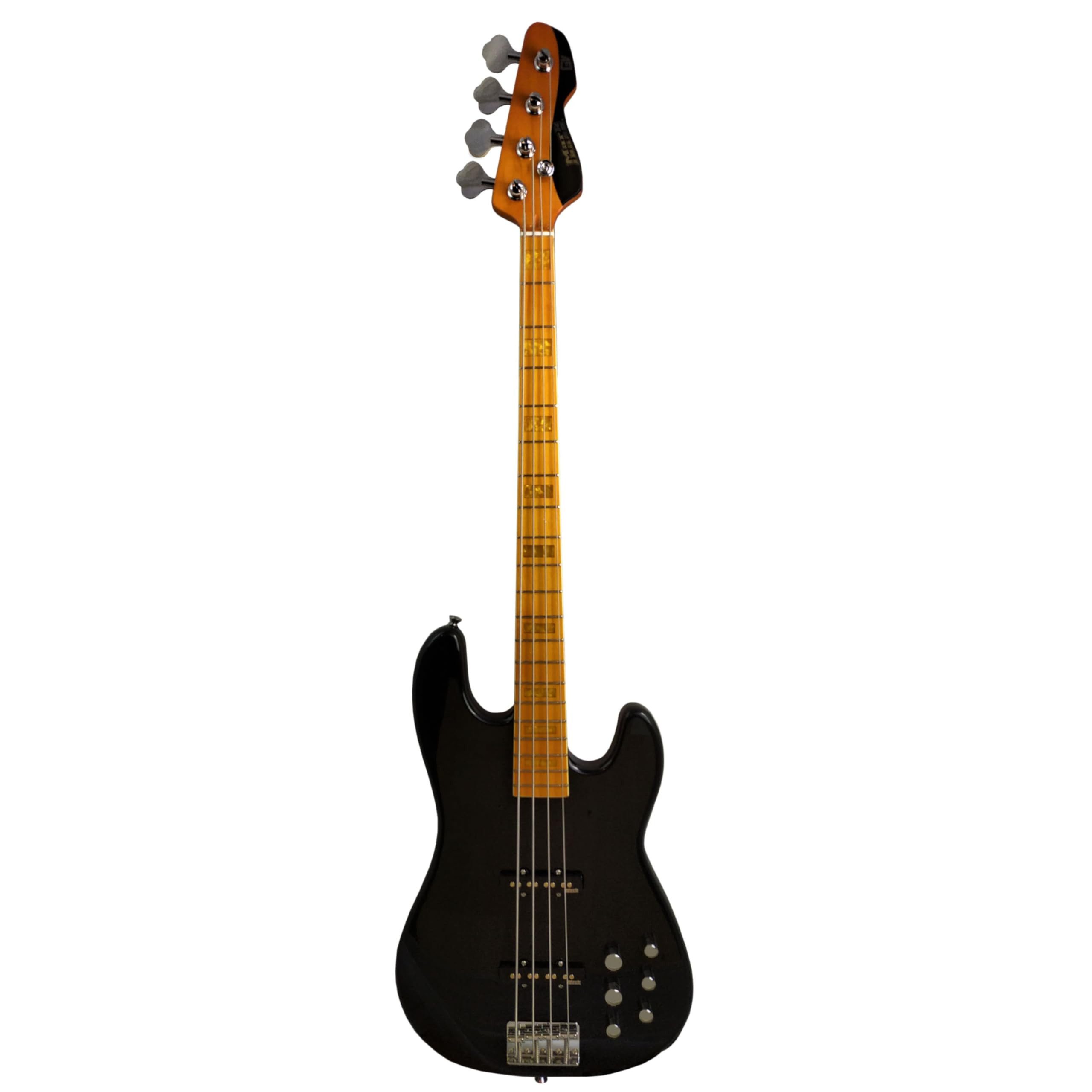 Markbass E-Bass, E-Bässe, 4-Saiter E-Bässe, GV4 Gloxy Val Black CR MP - E-Bass