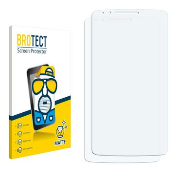 BROTECT Schutzfolie für LG G3 VS985, Displayschutzfolie, 2 Stück, Folie matt entspiegelt
