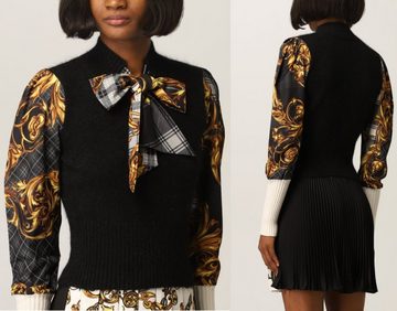Versace Stricktop VERSACE JEANS COUTURE Scarf Sweater Strick-Pullover Pulli Cardigan Jum