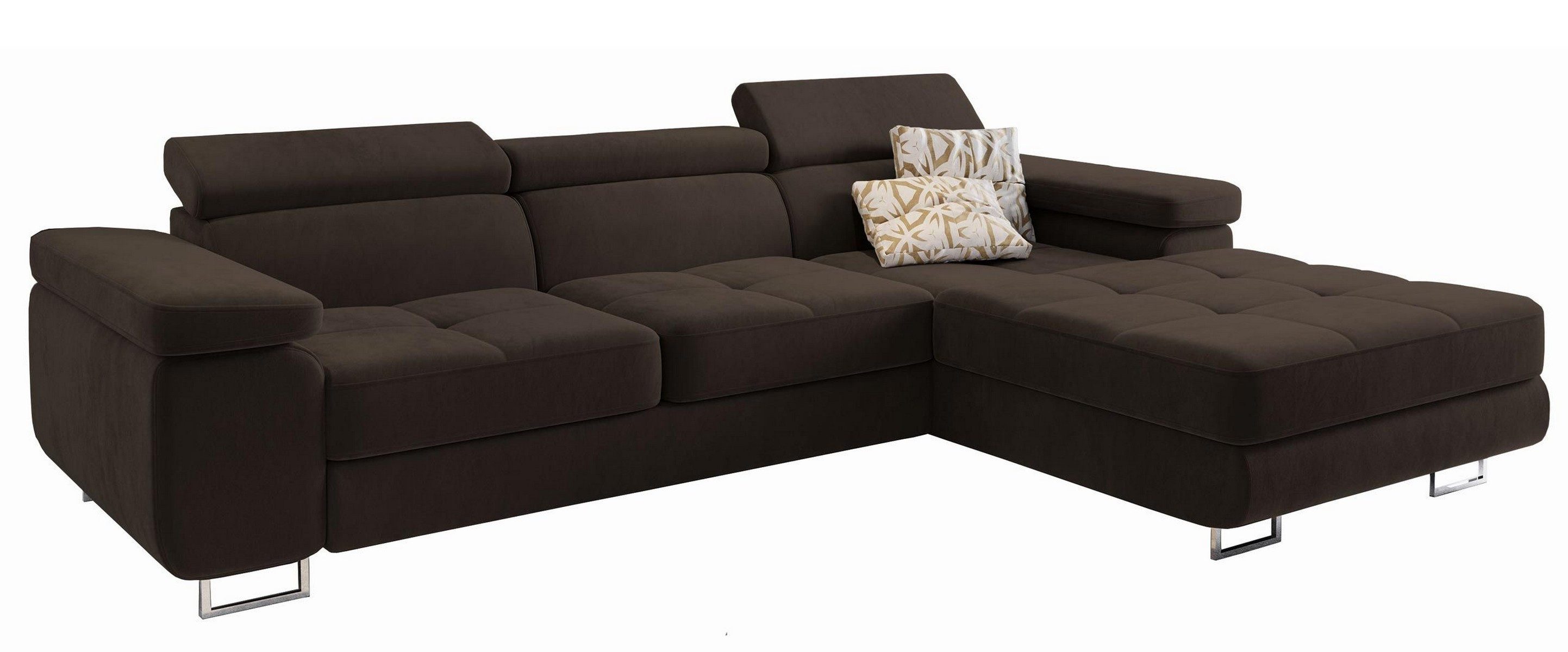 Masseno Ecksofa ELMA mit Schlaffunktion L-Form, günstig online kaufen