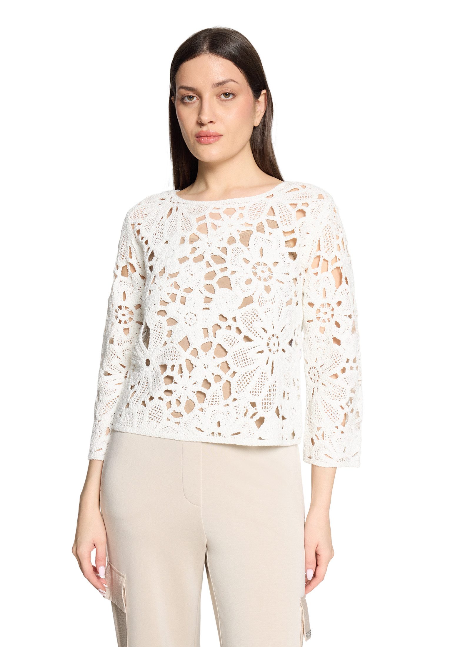 Betty Barclay Strickpullover Damen mit U-Boot-Ausschnitt (1-tlg)