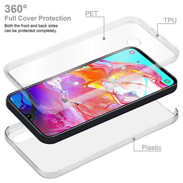 Cadorabo Handyhülle Samsung Galaxy A70e Samsung Galaxy A70e, Flexible Case Handy Schutzhülle - Hülle - Back Cover 360° Grad